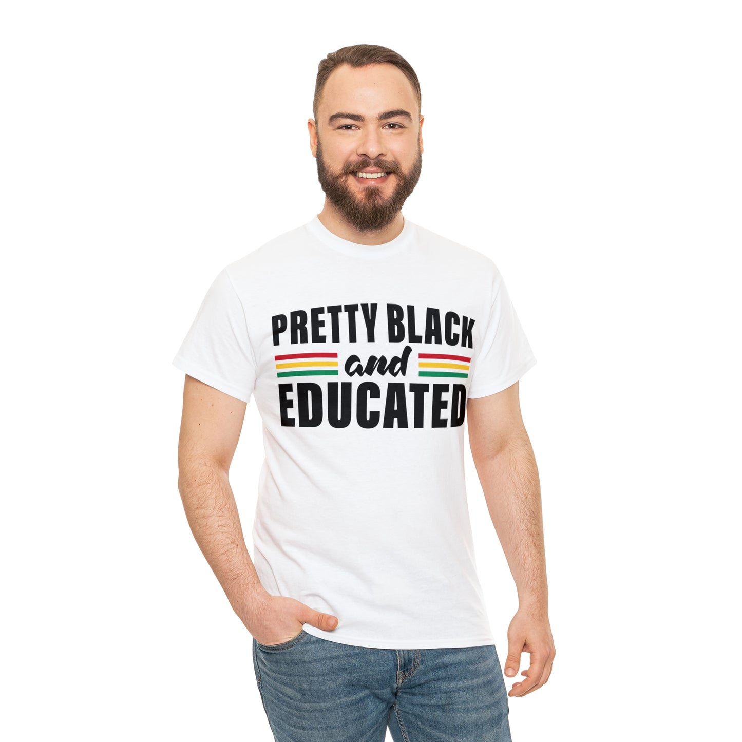 Pretty (Vinyl-4 Color) Unisex Heavy Cotton Tee