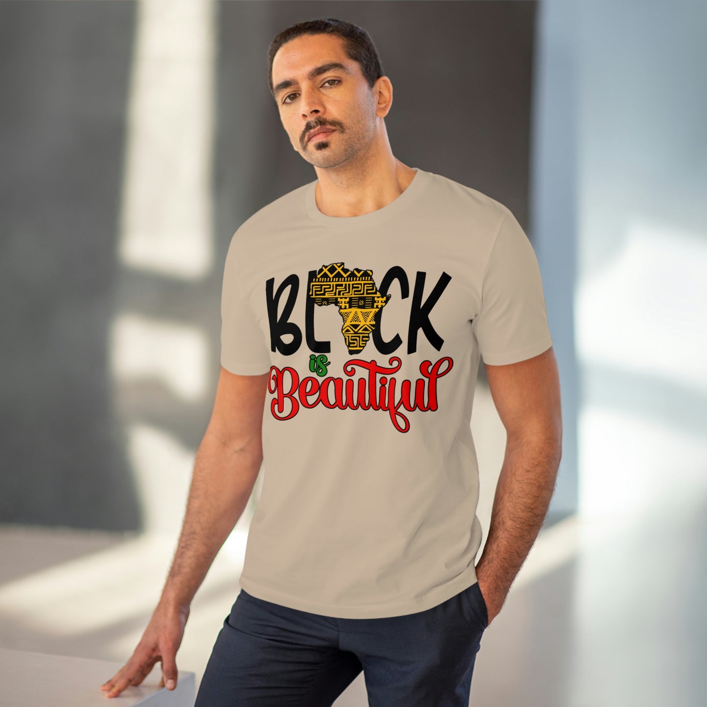 Black is Beautiful Organic Creator T-shirt - Unisex