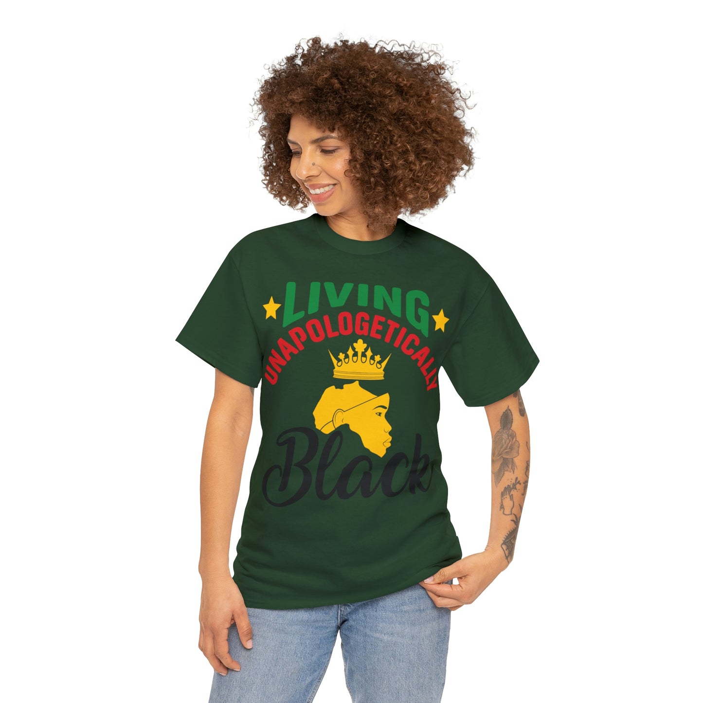 Living Unapologetically Unisex Heavy Cotton Tee