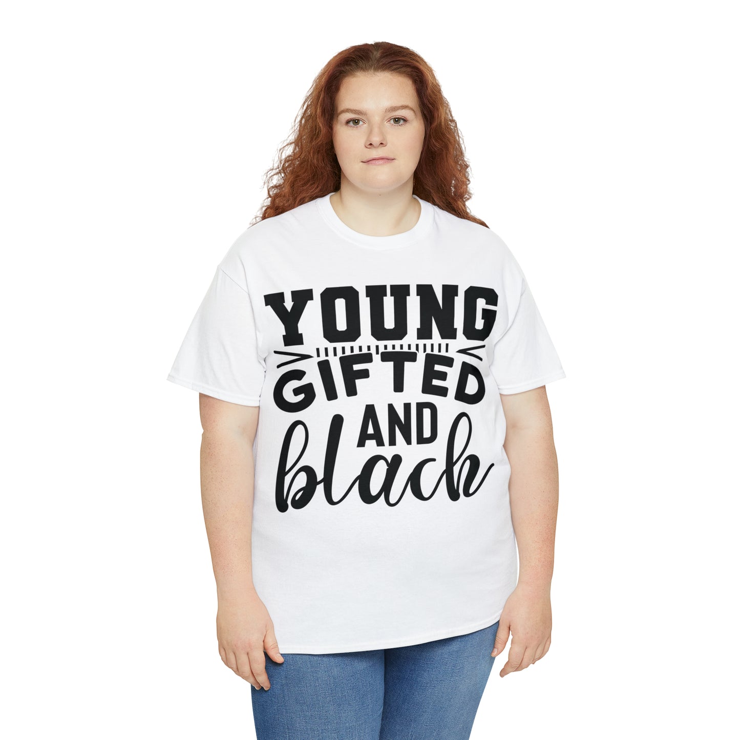 Gifted (Vinyl Cut-1 color) Unisex Heavy Cotton Tee