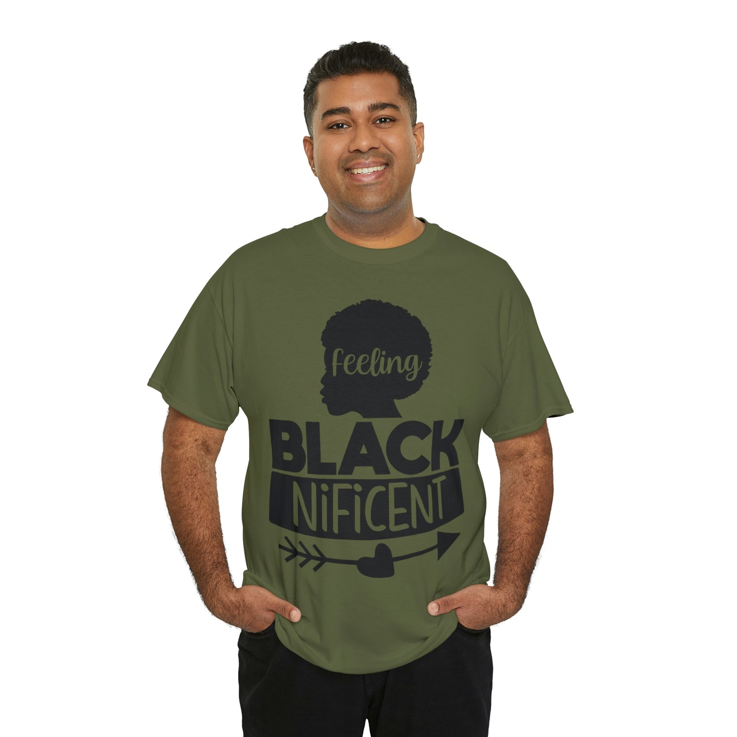 Feeling Blacknificent Unisex Heavy Cotton Tee