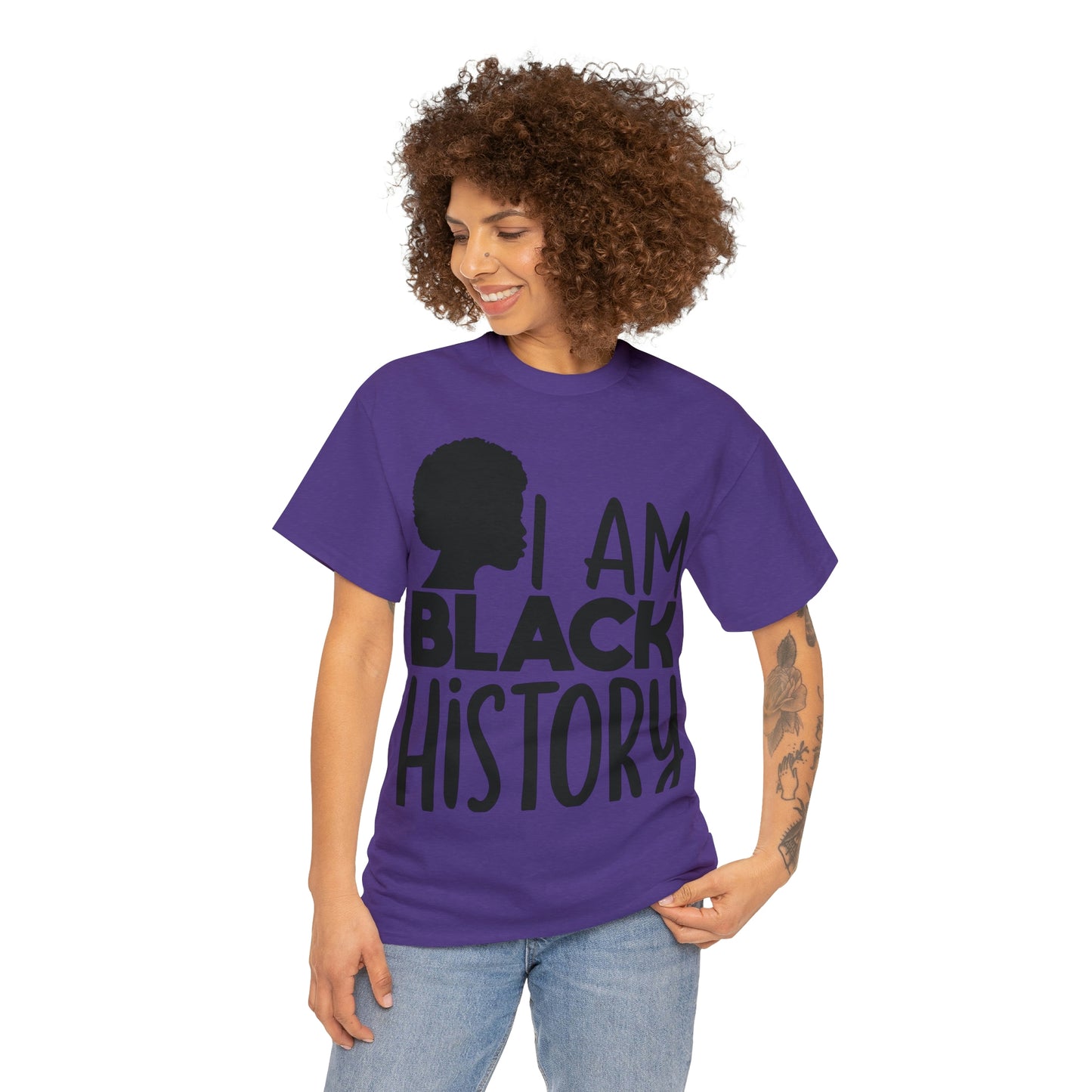 I Am Black History Unisex Heavy Cotton Tee