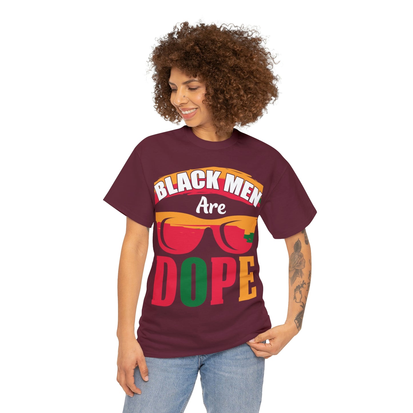 Black Man Dope Unisex Heavy Cotton Tee