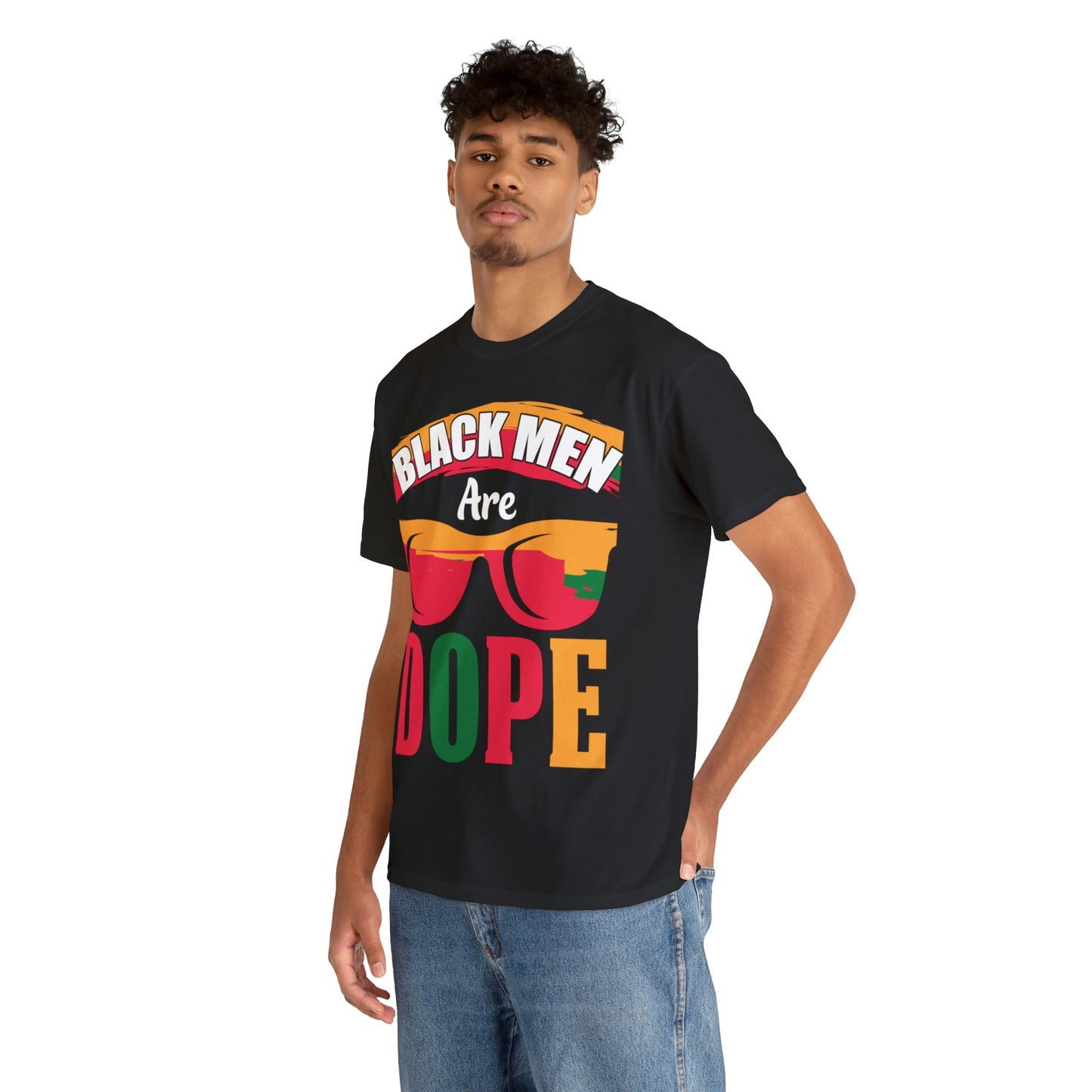 Black Man Dope Unisex Heavy Cotton Tee