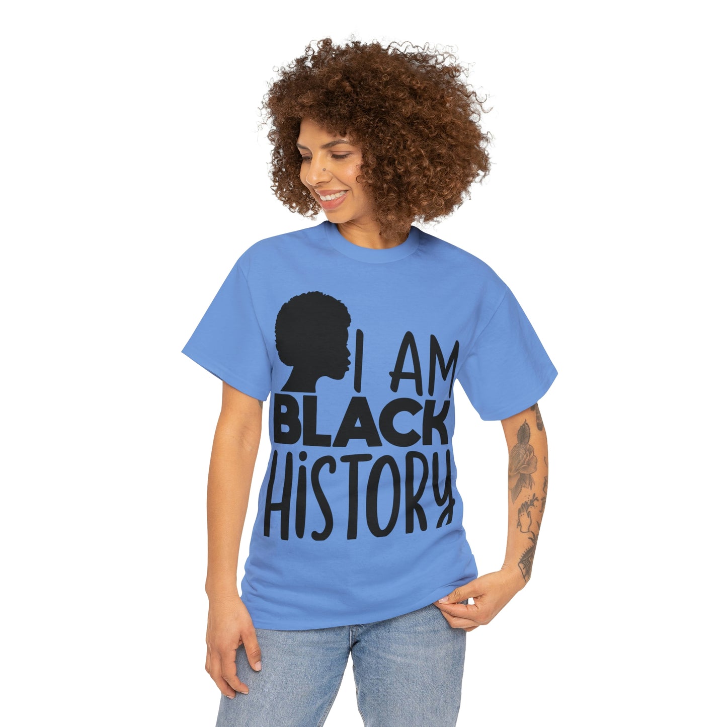 I Am Black History Unisex Heavy Cotton Tee