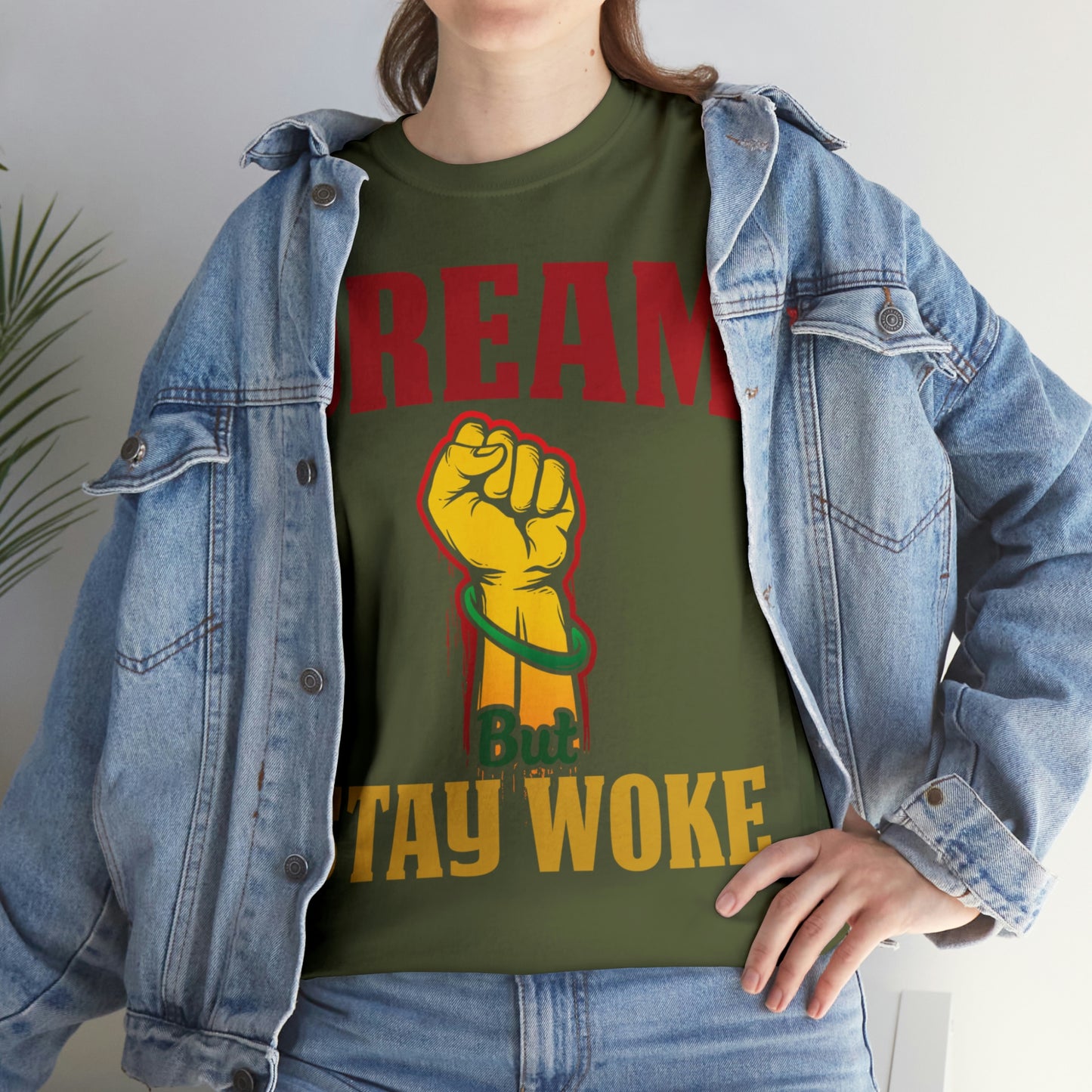 Dream/Woke Unisex Heavy Cotton Tee