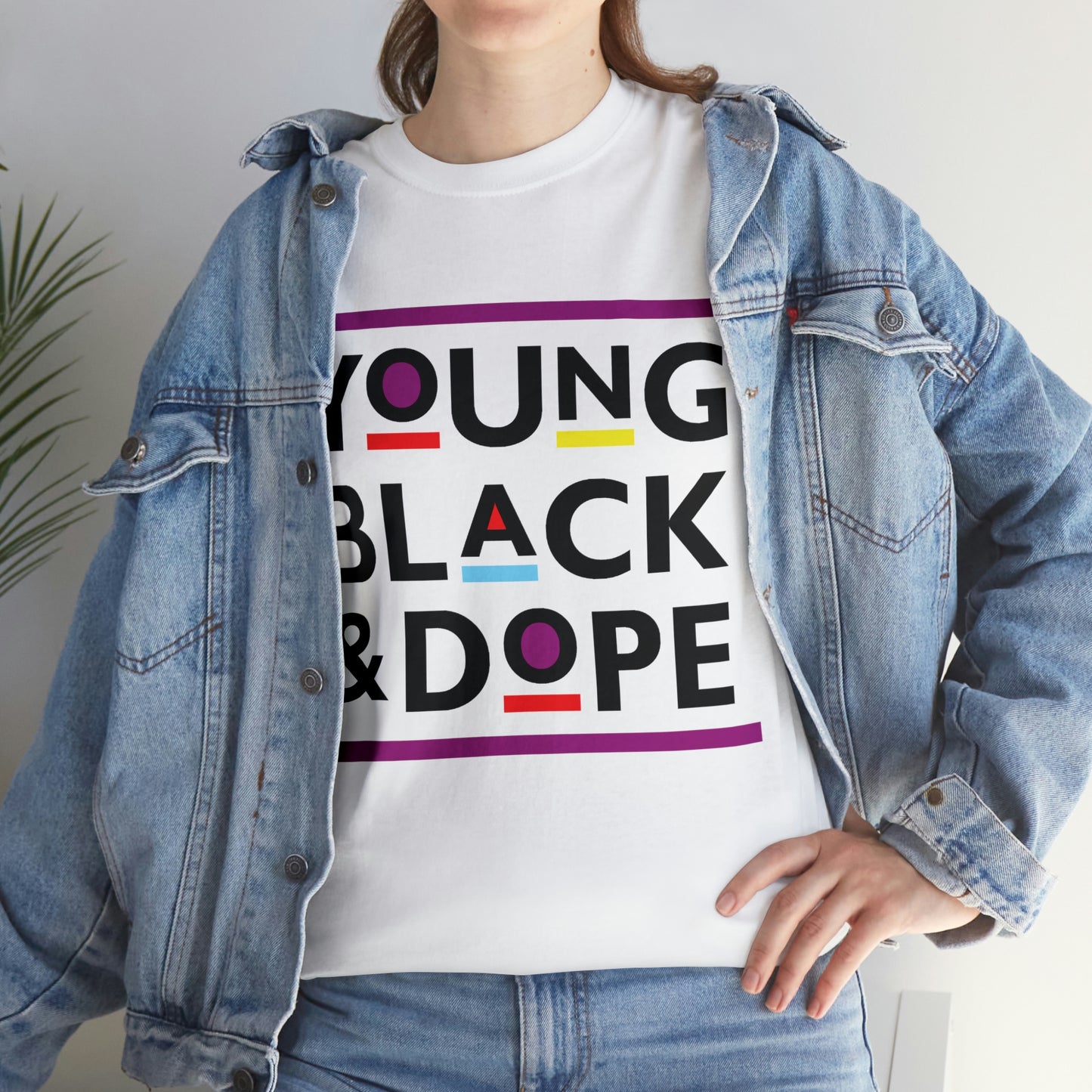 Young black & Dope Unisex Heavy Cotton Tee