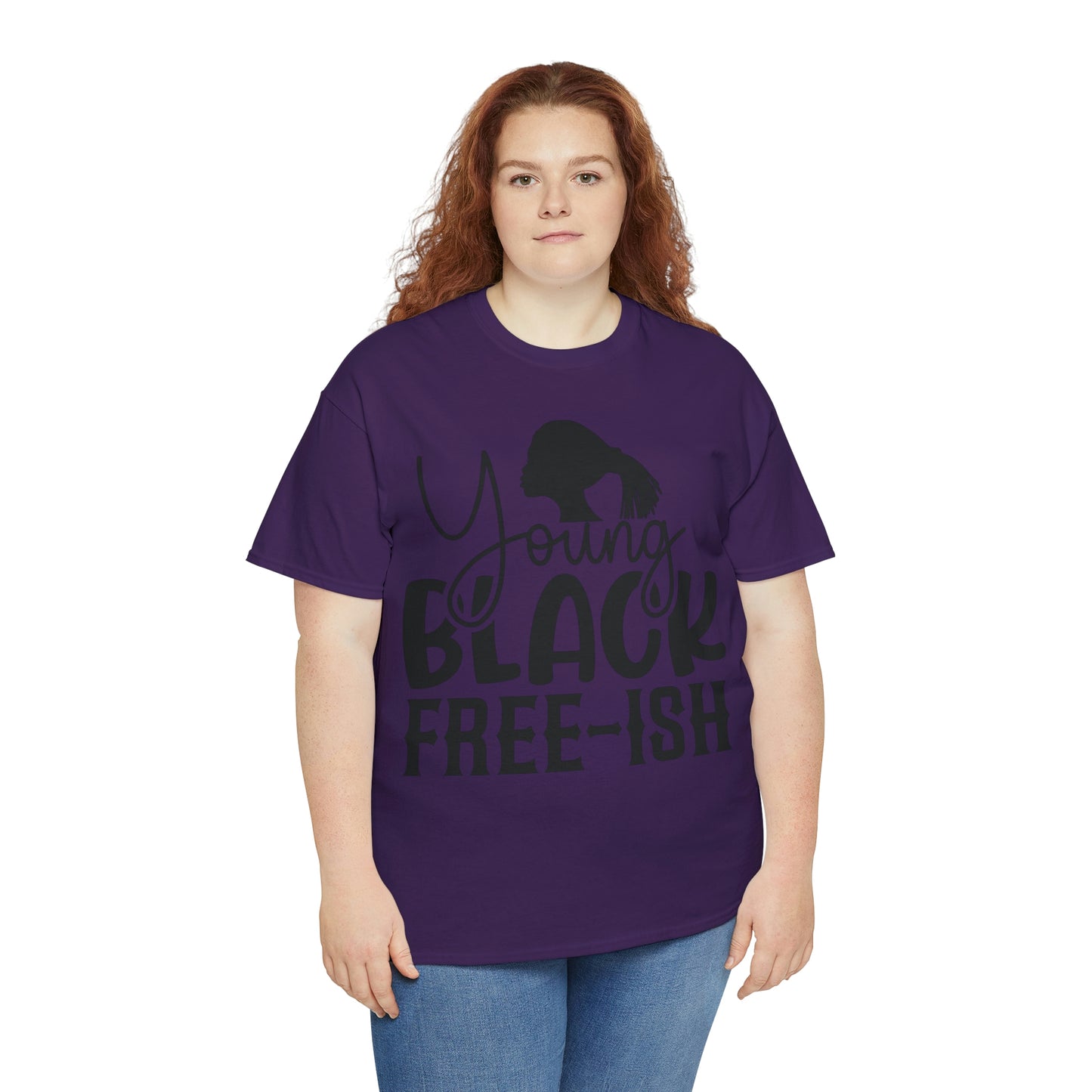 Young Black Unisex Heavy Cotton Tee