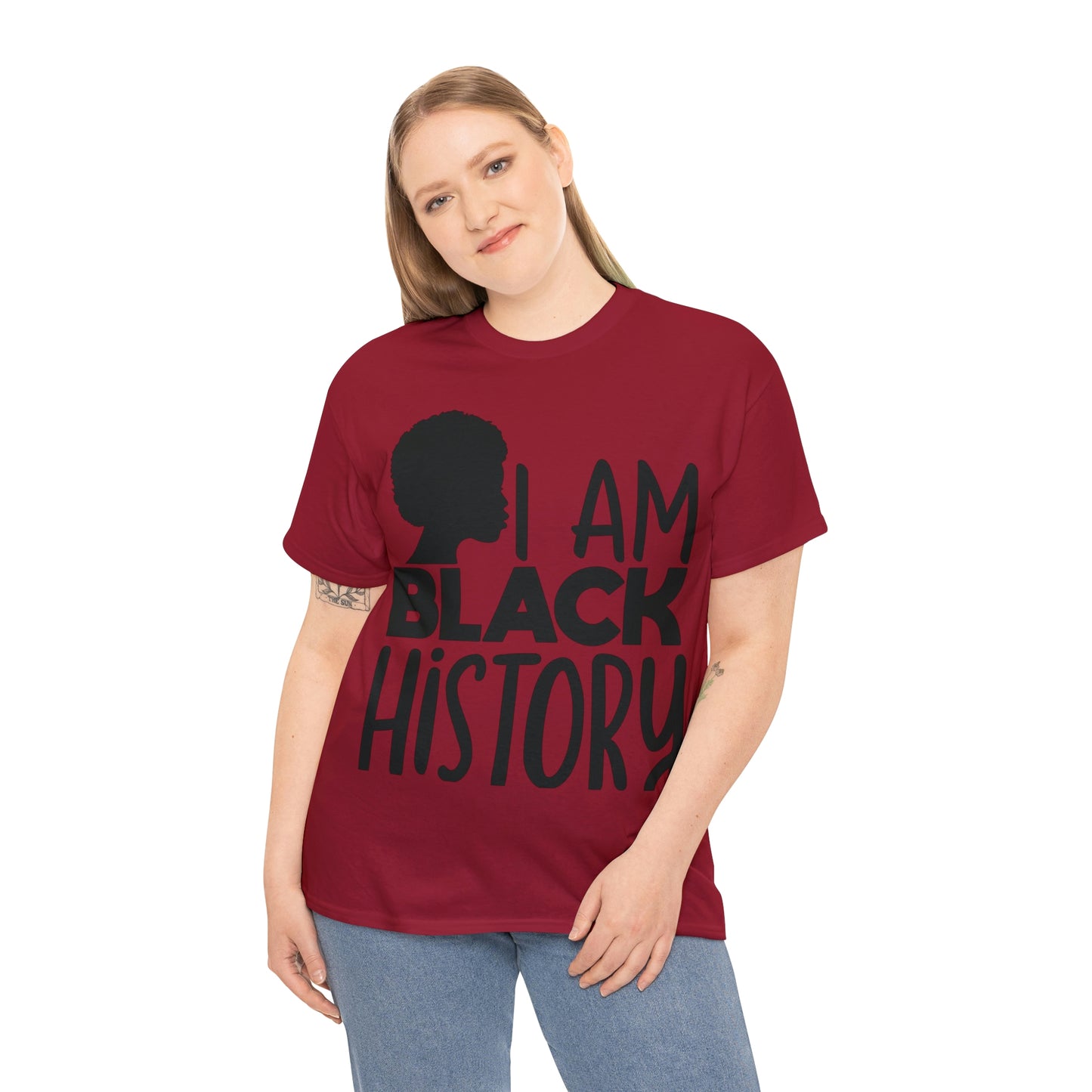 I Am Black History Unisex Heavy Cotton Tee