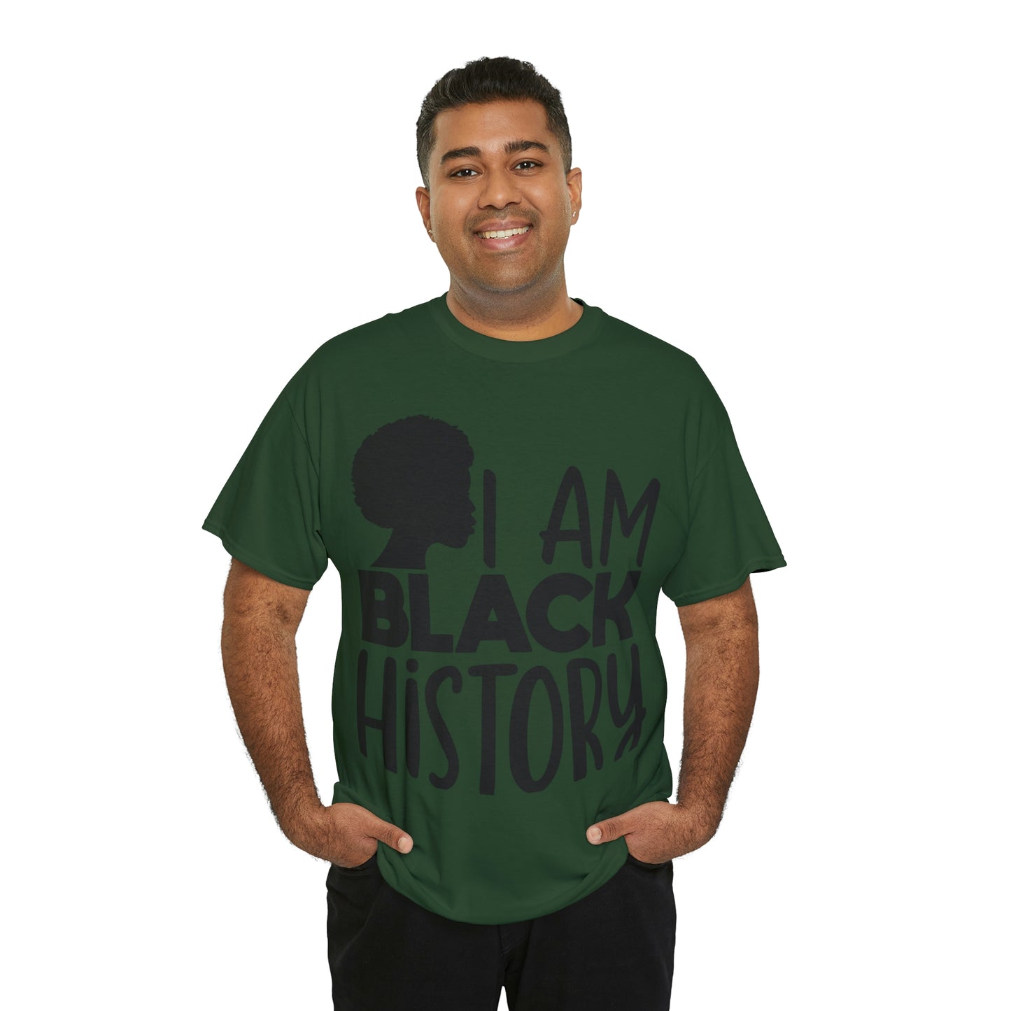 I Am Black History Unisex Heavy Cotton Tee