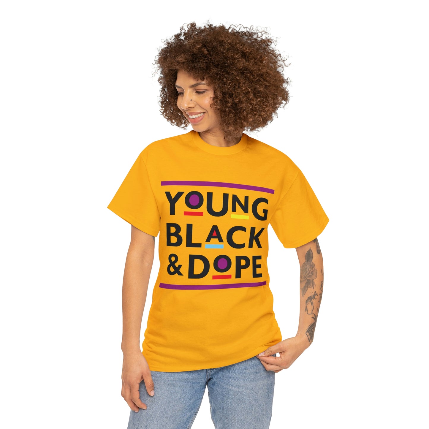 Young black & Dope Unisex Heavy Cotton Tee