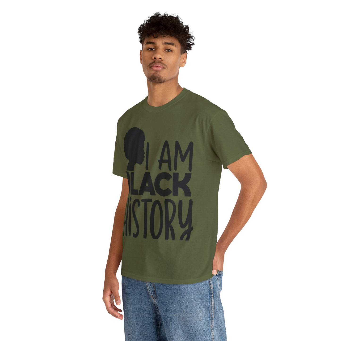 I Am Black History Unisex Heavy Cotton Tee