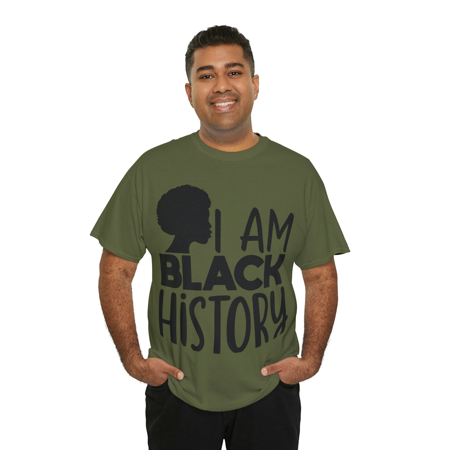 I Am Black History Unisex Heavy Cotton Tee
