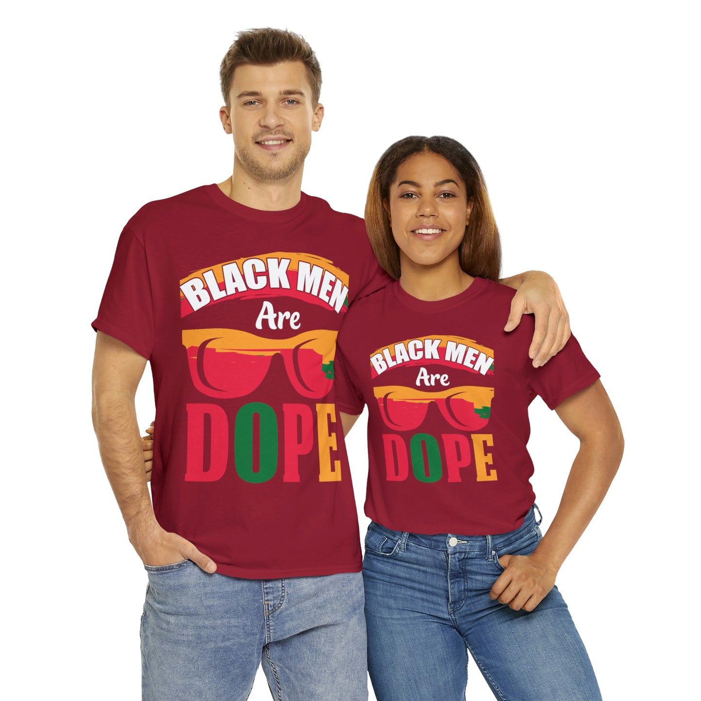 Black Man Dope Unisex Heavy Cotton Tee