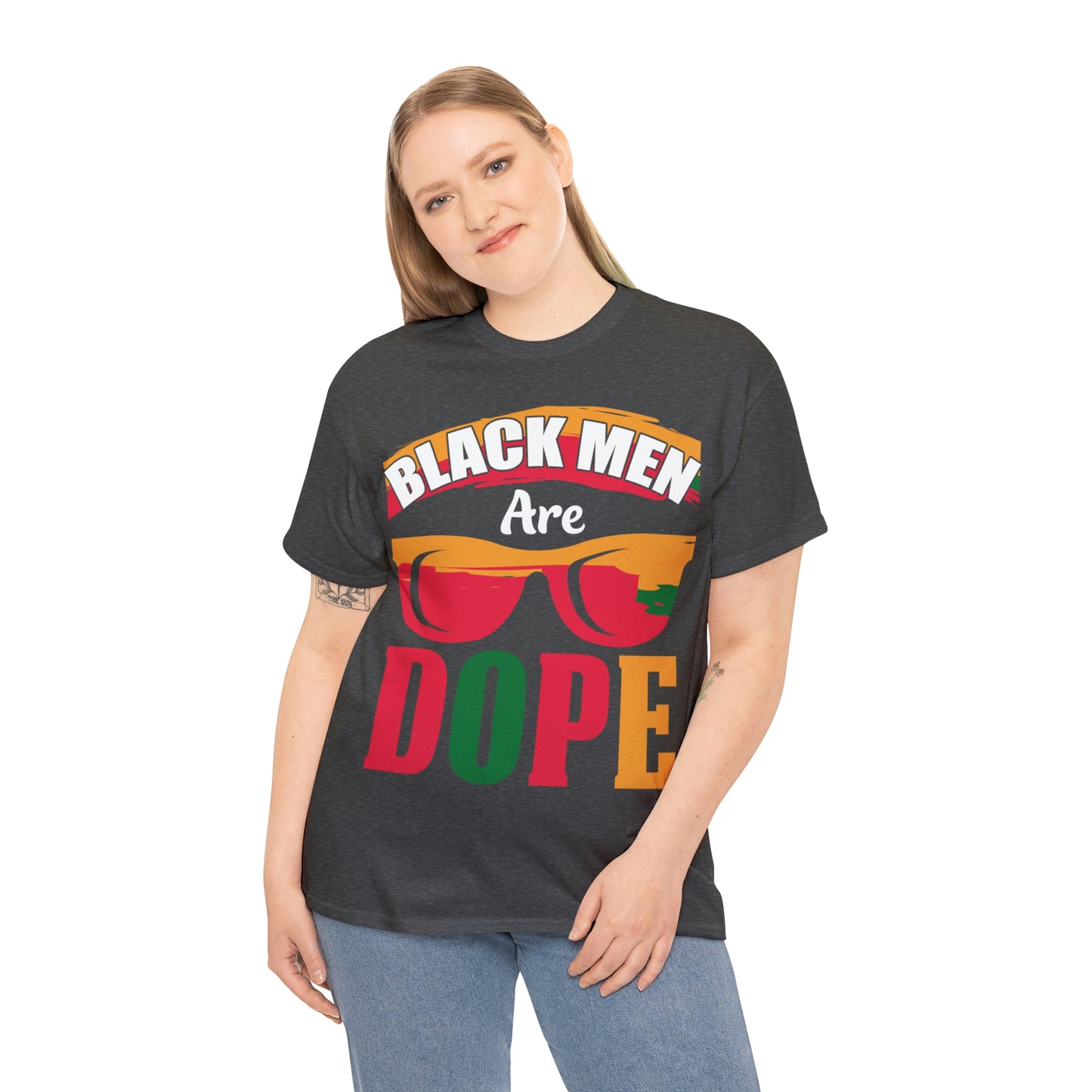 Black Man Dope Unisex Heavy Cotton Tee