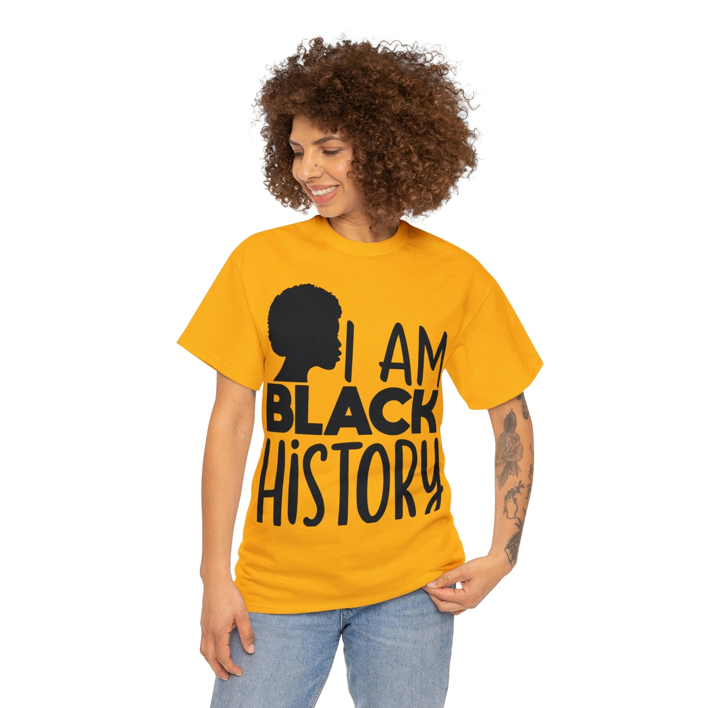I Am Black History Unisex Heavy Cotton Tee