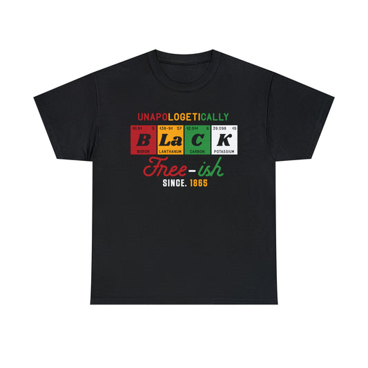 Black-DTF Print Unisex Heavy Cotton Tee
