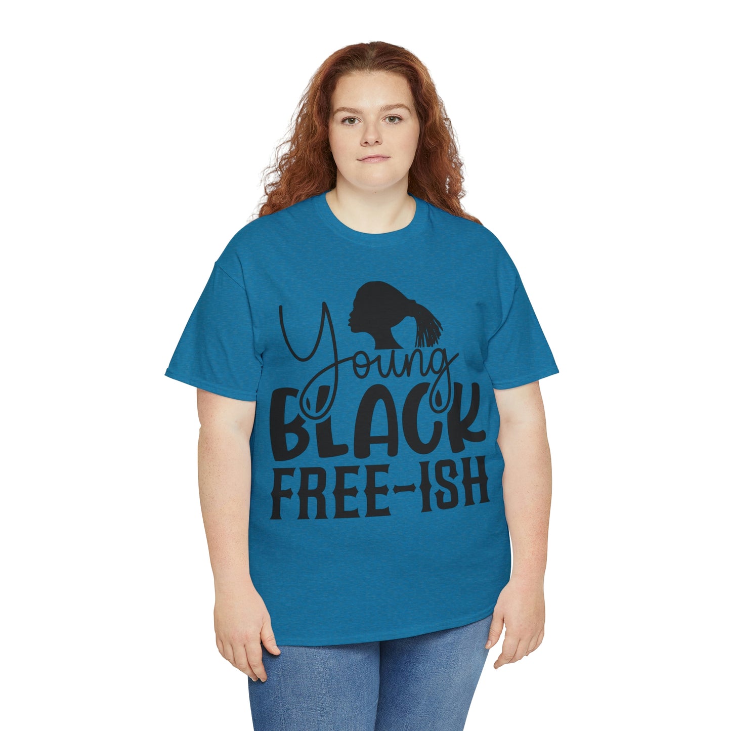 Young Black Unisex Heavy Cotton Tee