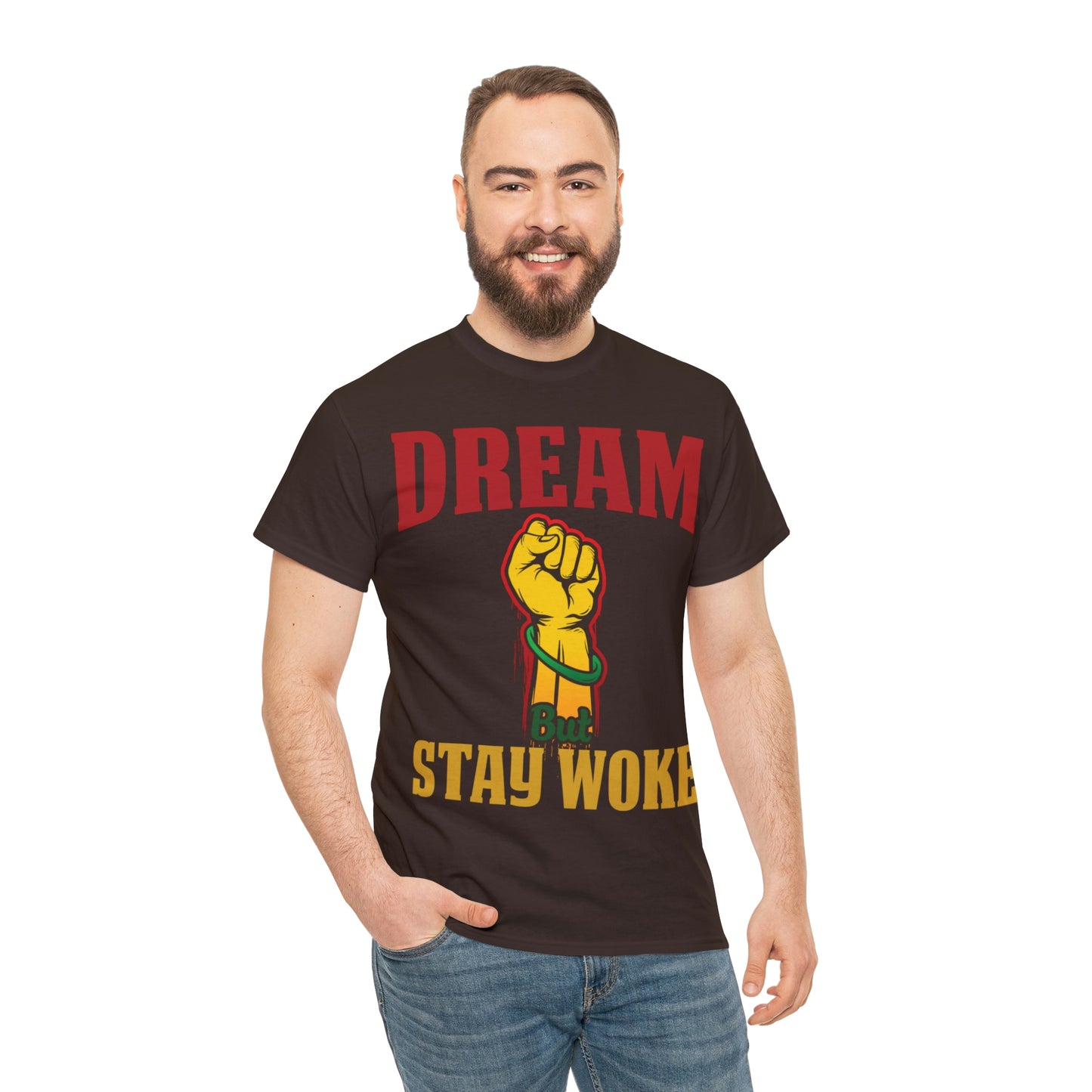 Dream/Woke Unisex Heavy Cotton Tee