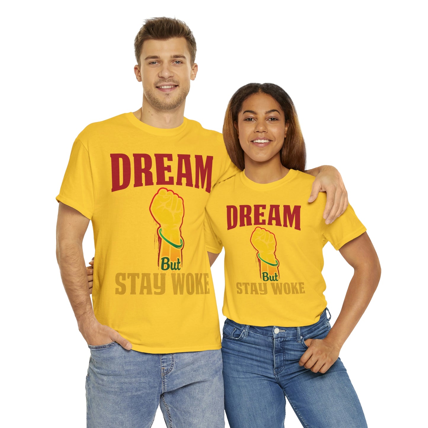 Dream/Woke Unisex Heavy Cotton Tee