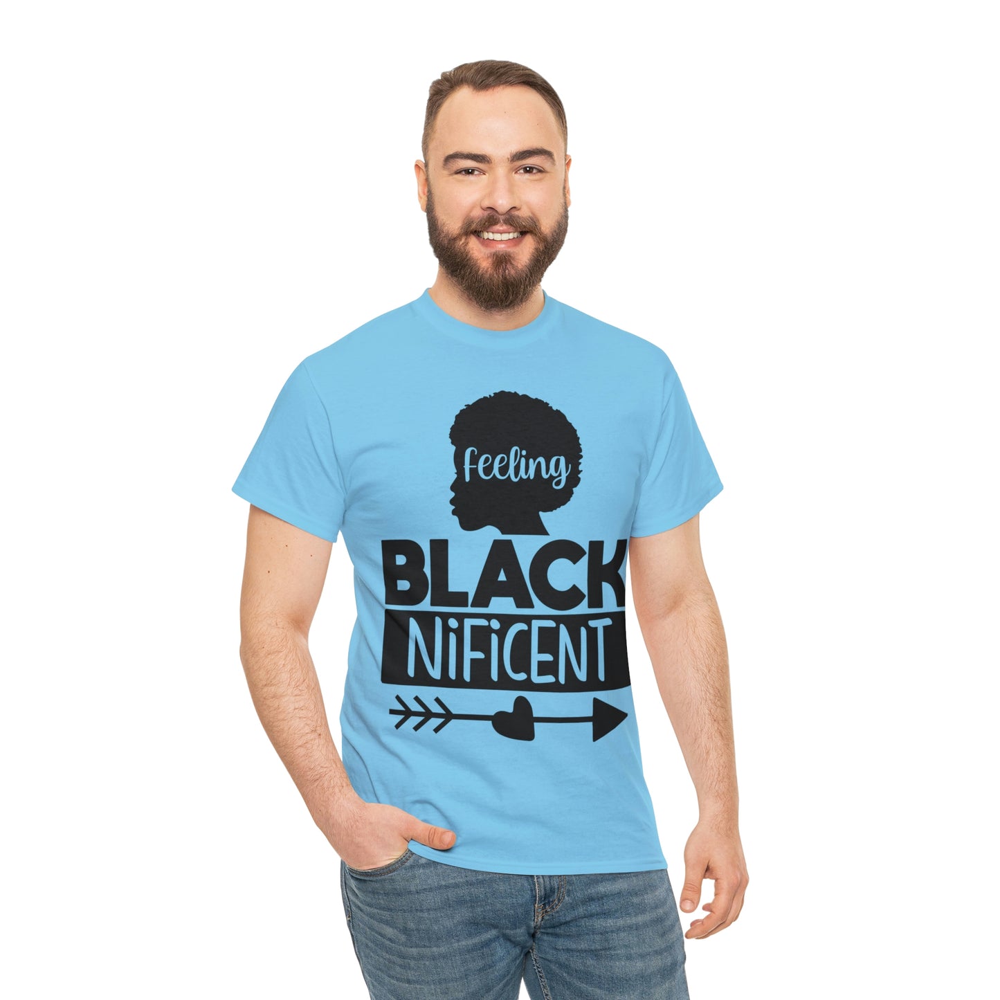 Feeling Blacknificent Unisex Heavy Cotton Tee
