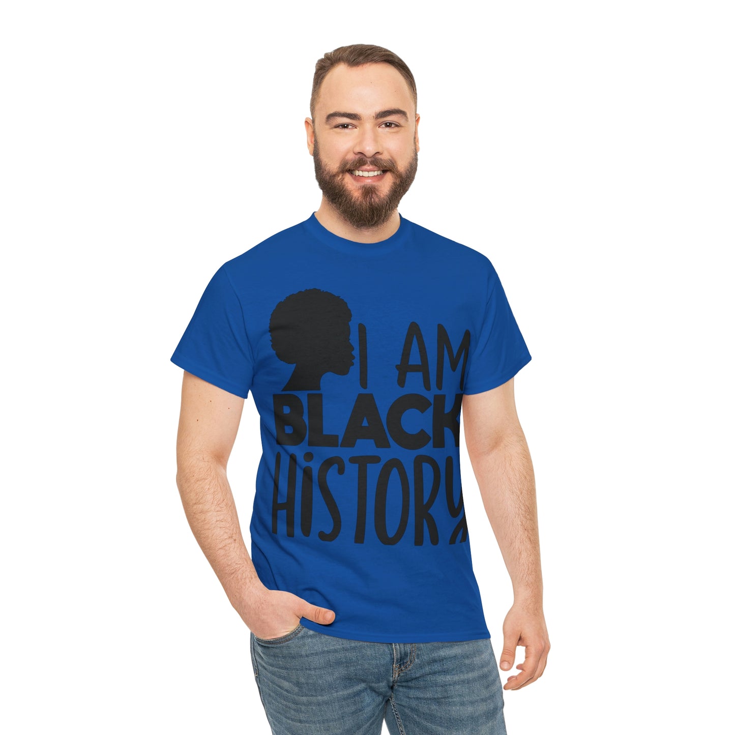 I Am Black History Unisex Heavy Cotton Tee