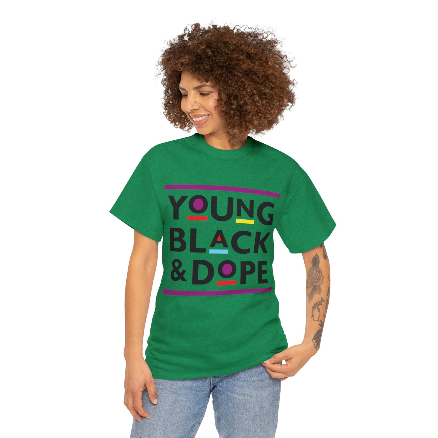 Young black & Dope Unisex Heavy Cotton Tee