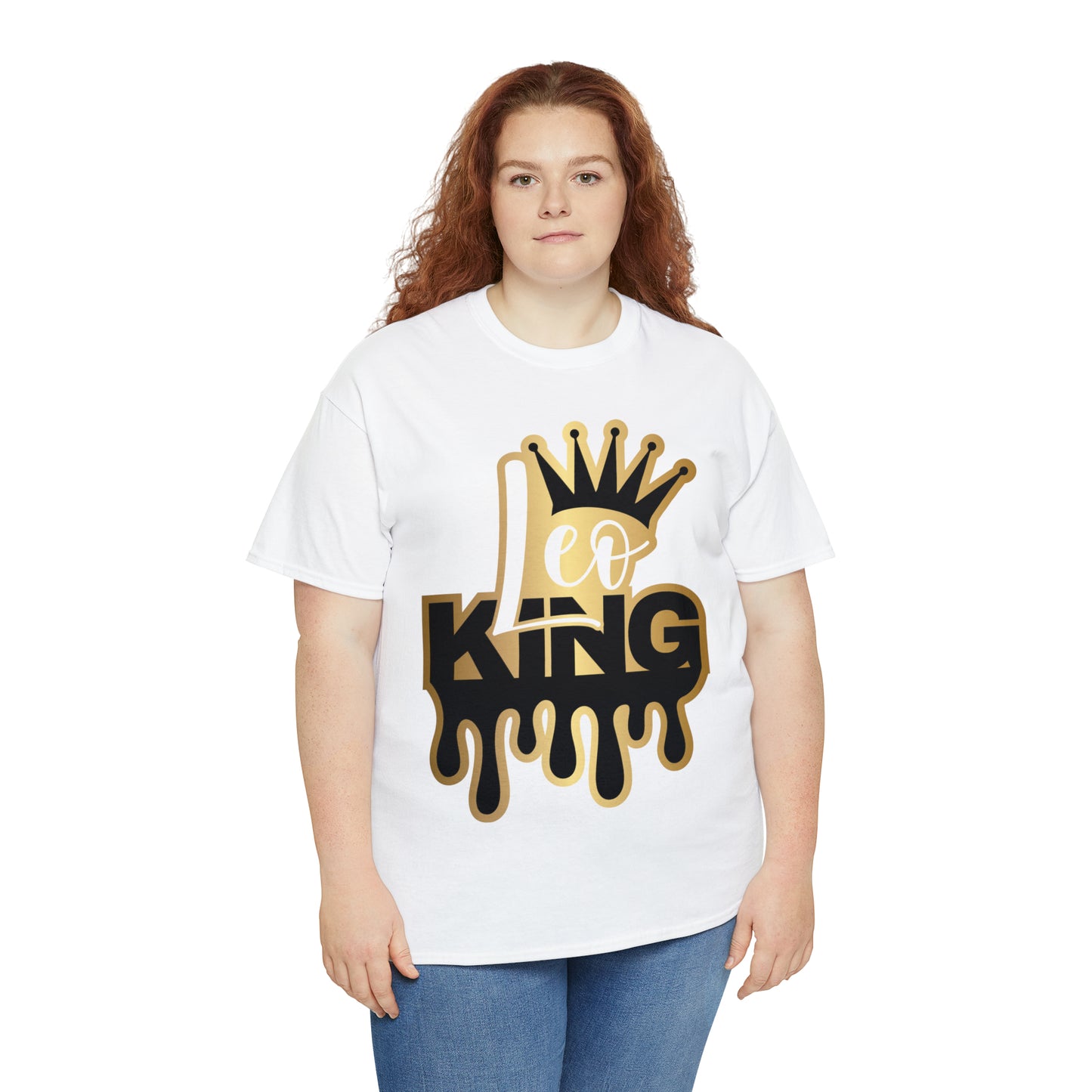 Leo King DTF Print Unisex Heavy Cotton Tee