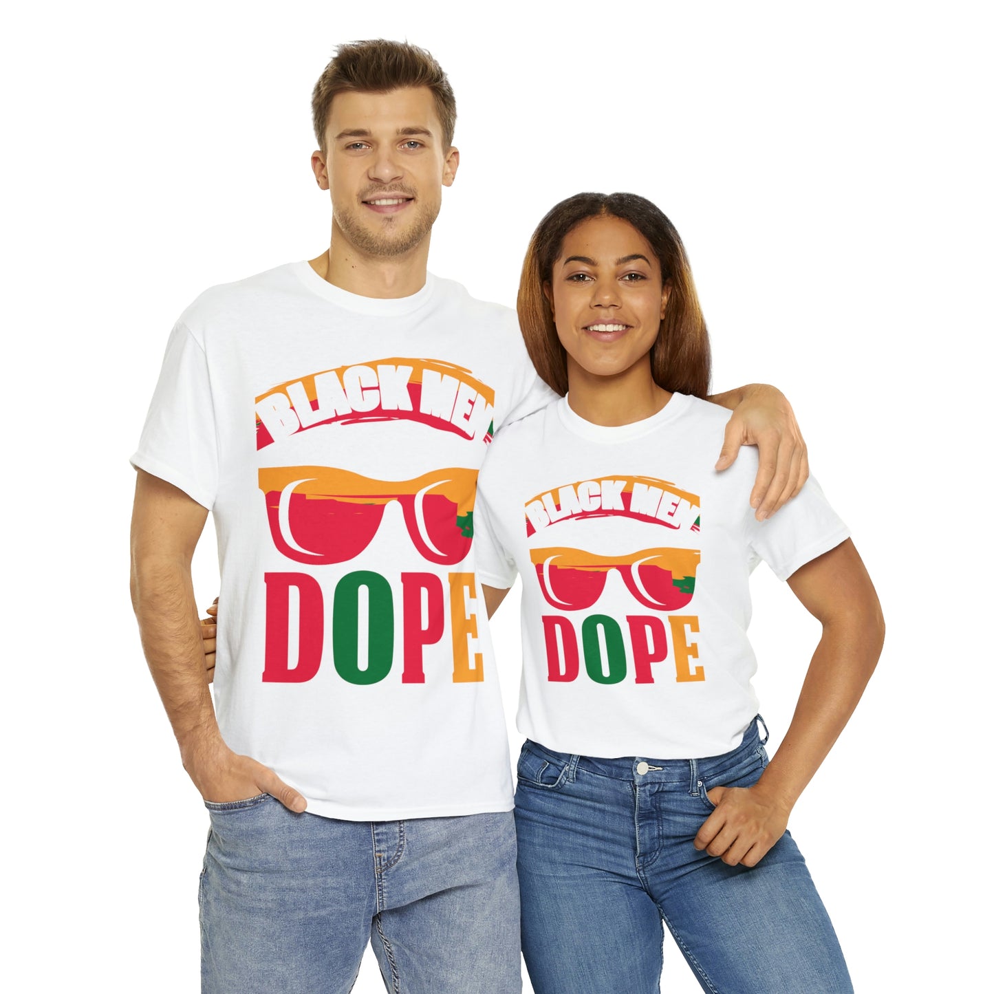 Black Man Dope Unisex Heavy Cotton Tee