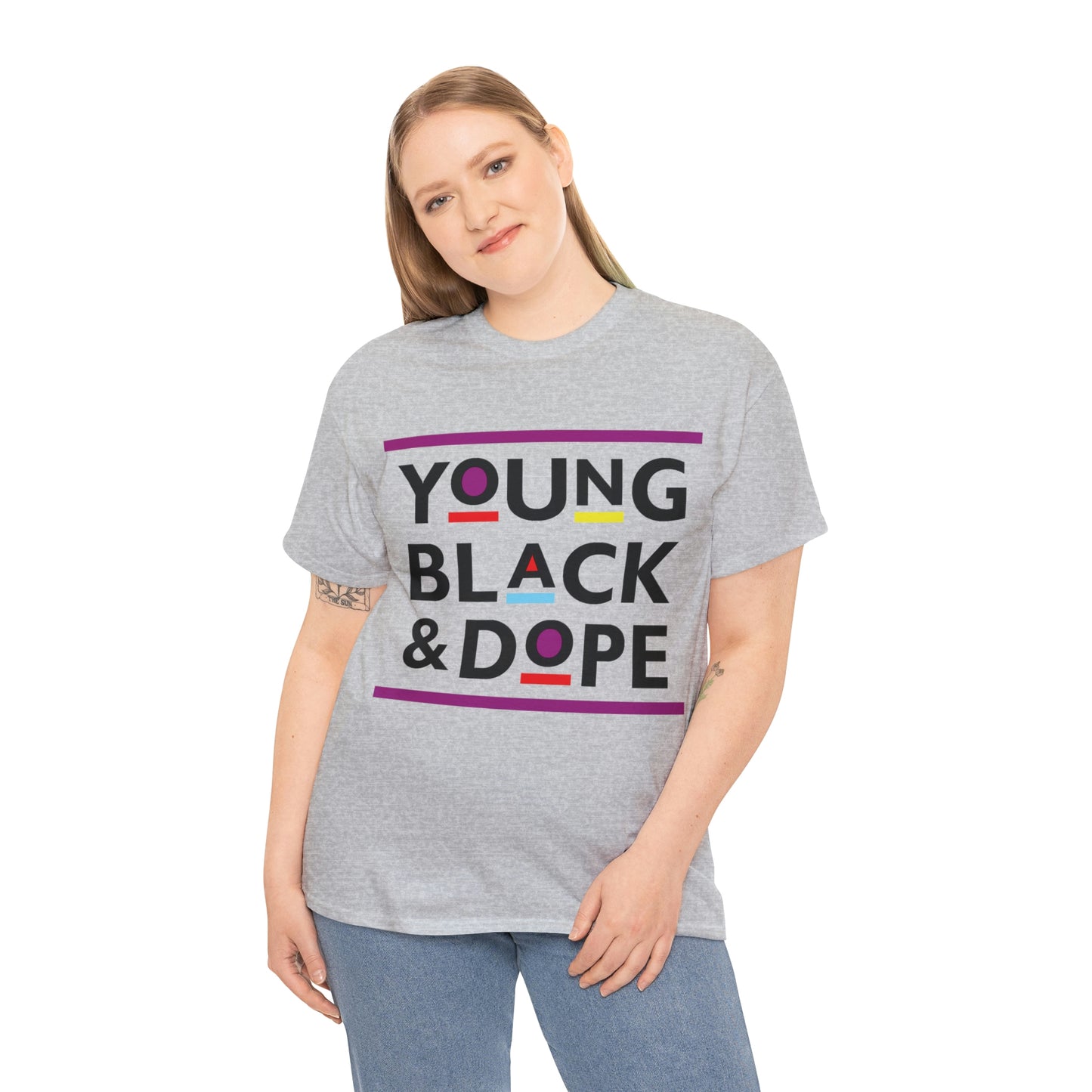 Young black & Dope Unisex Heavy Cotton Tee