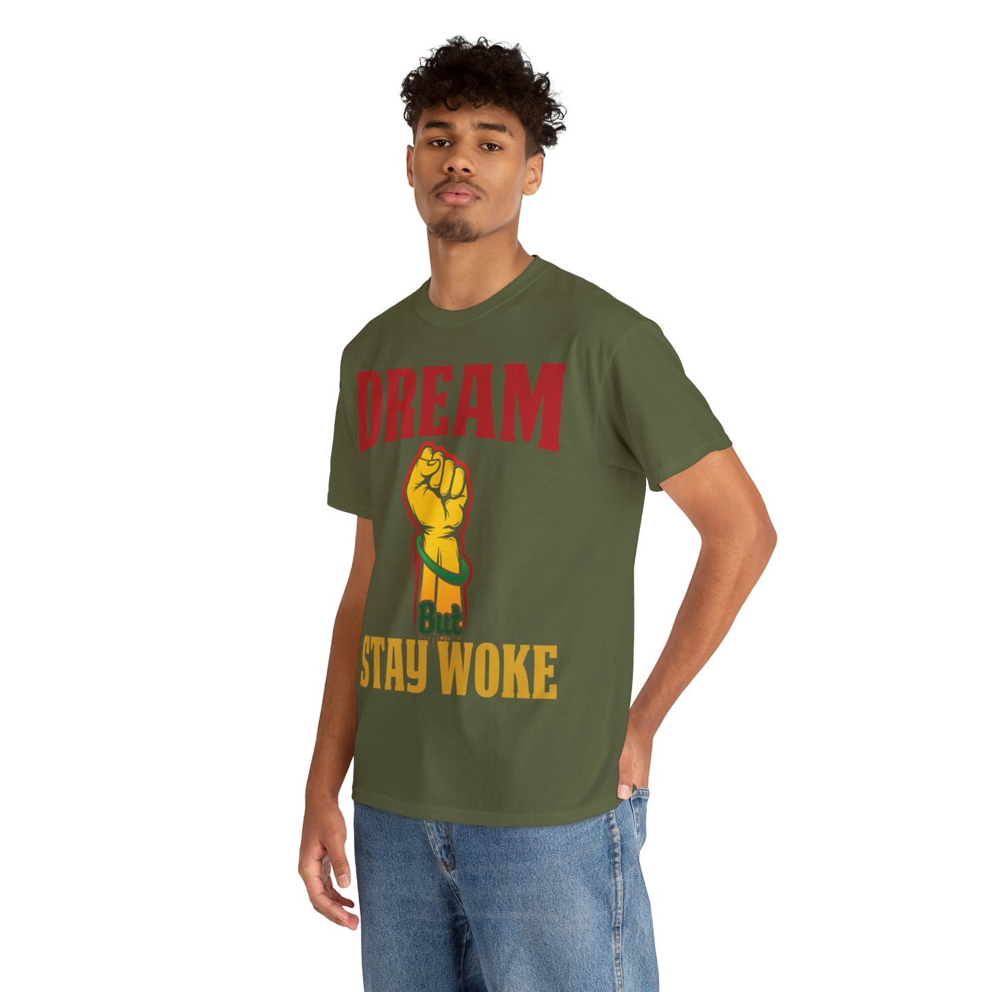 Dream/Woke Unisex Heavy Cotton Tee