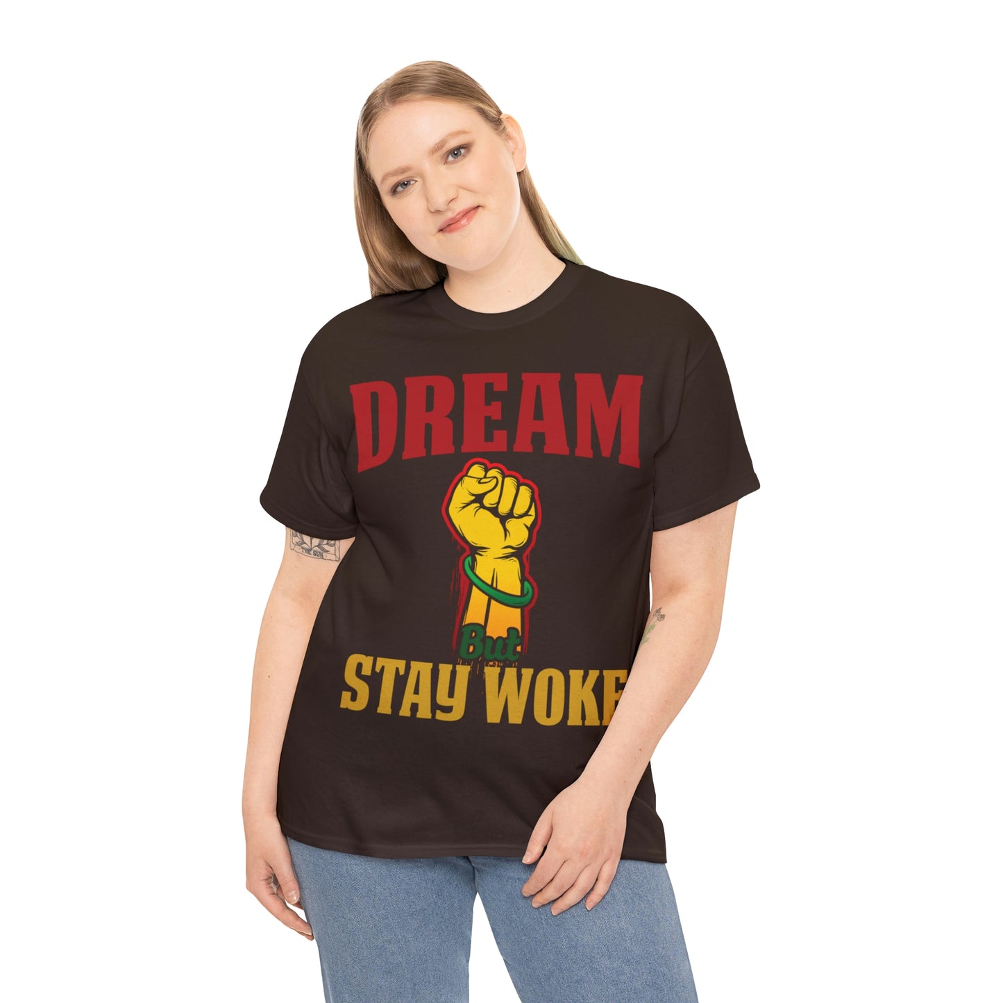 Dream/Woke Unisex Heavy Cotton Tee