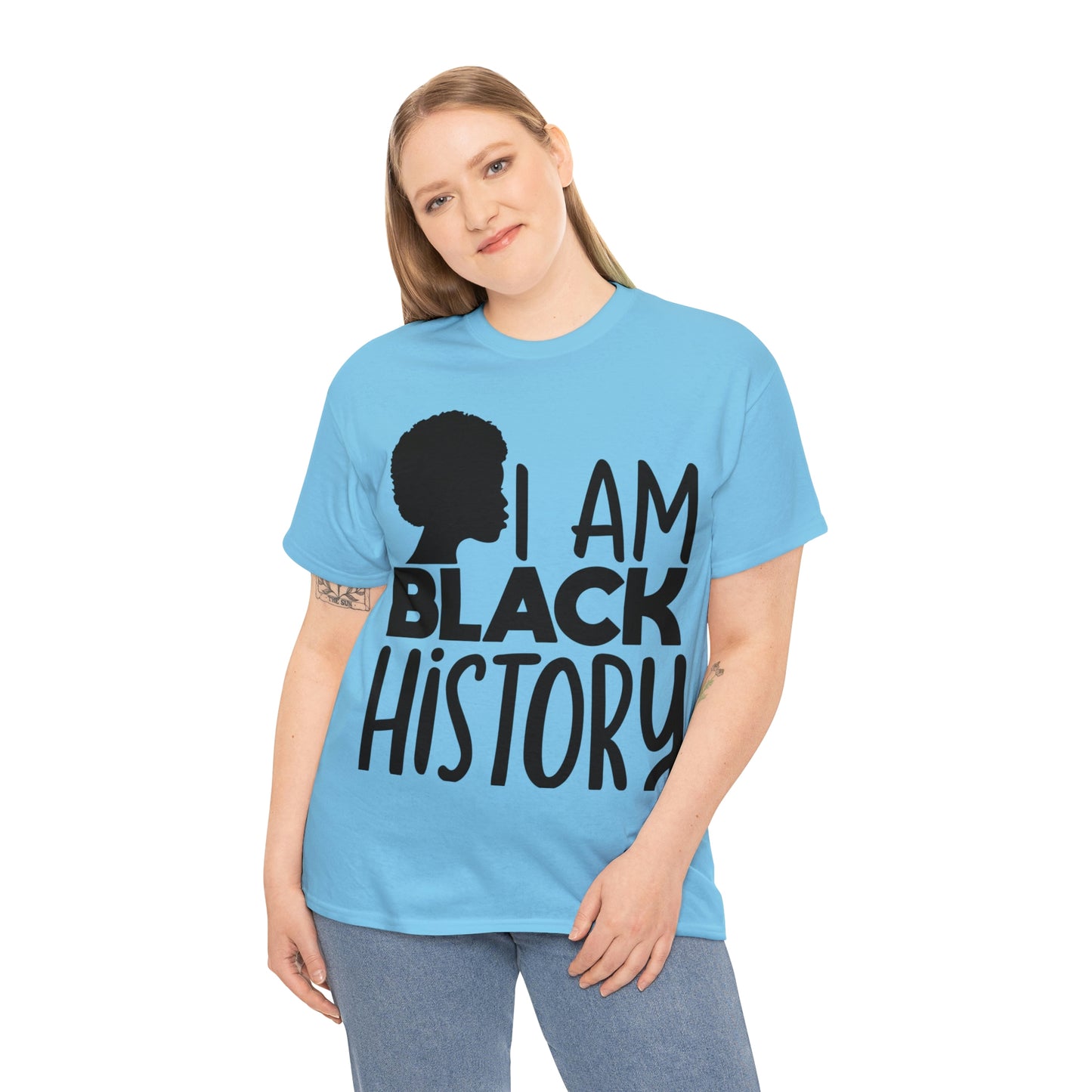 I Am Black History Unisex Heavy Cotton Tee