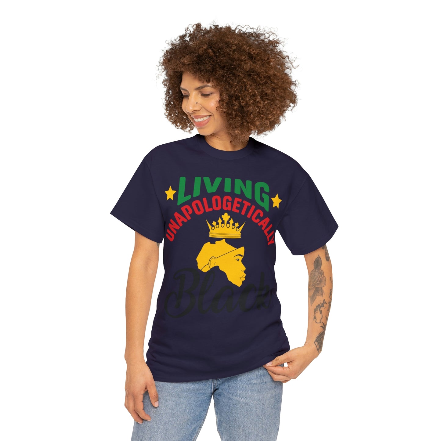 Living Unapologetically Unisex Heavy Cotton Tee