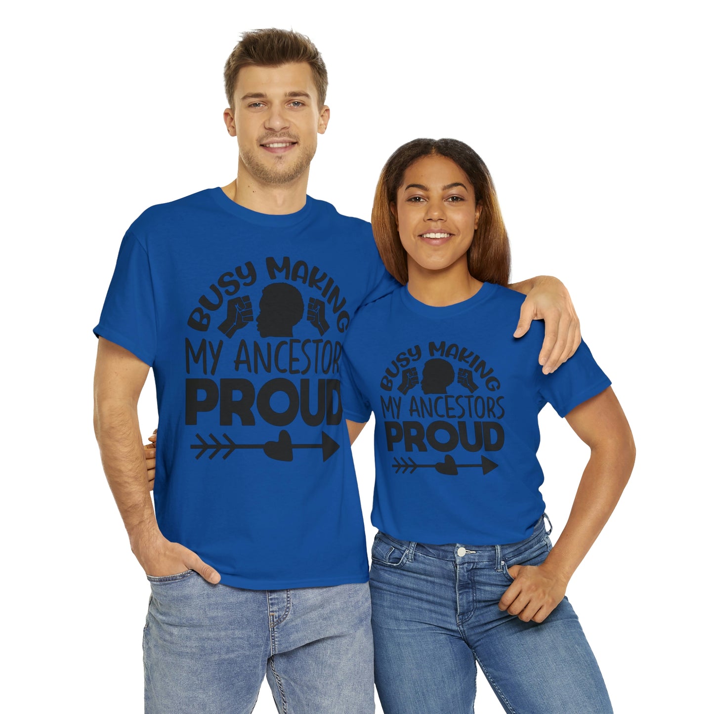 Busy Making Ancestors Unisex Heavy Cotton Tee