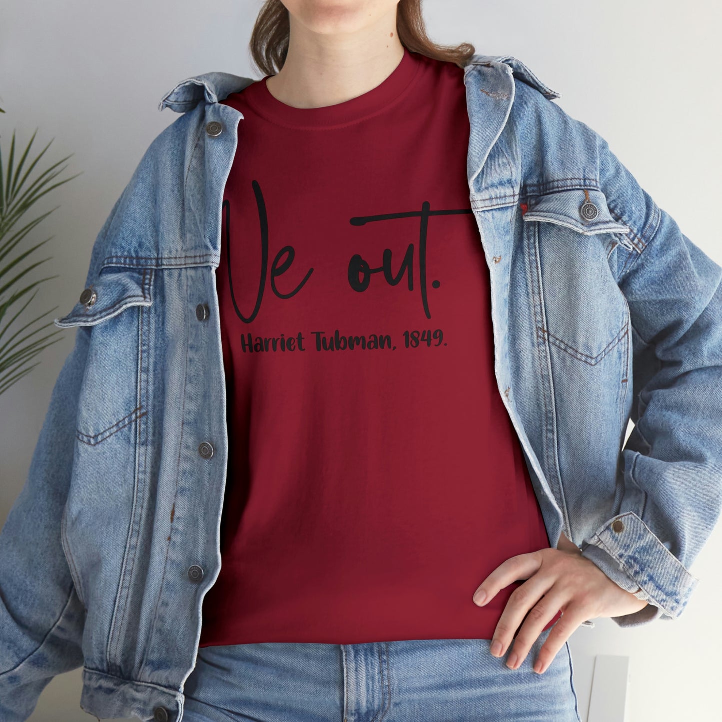 We Out Unisex Heavy Cotton Tee