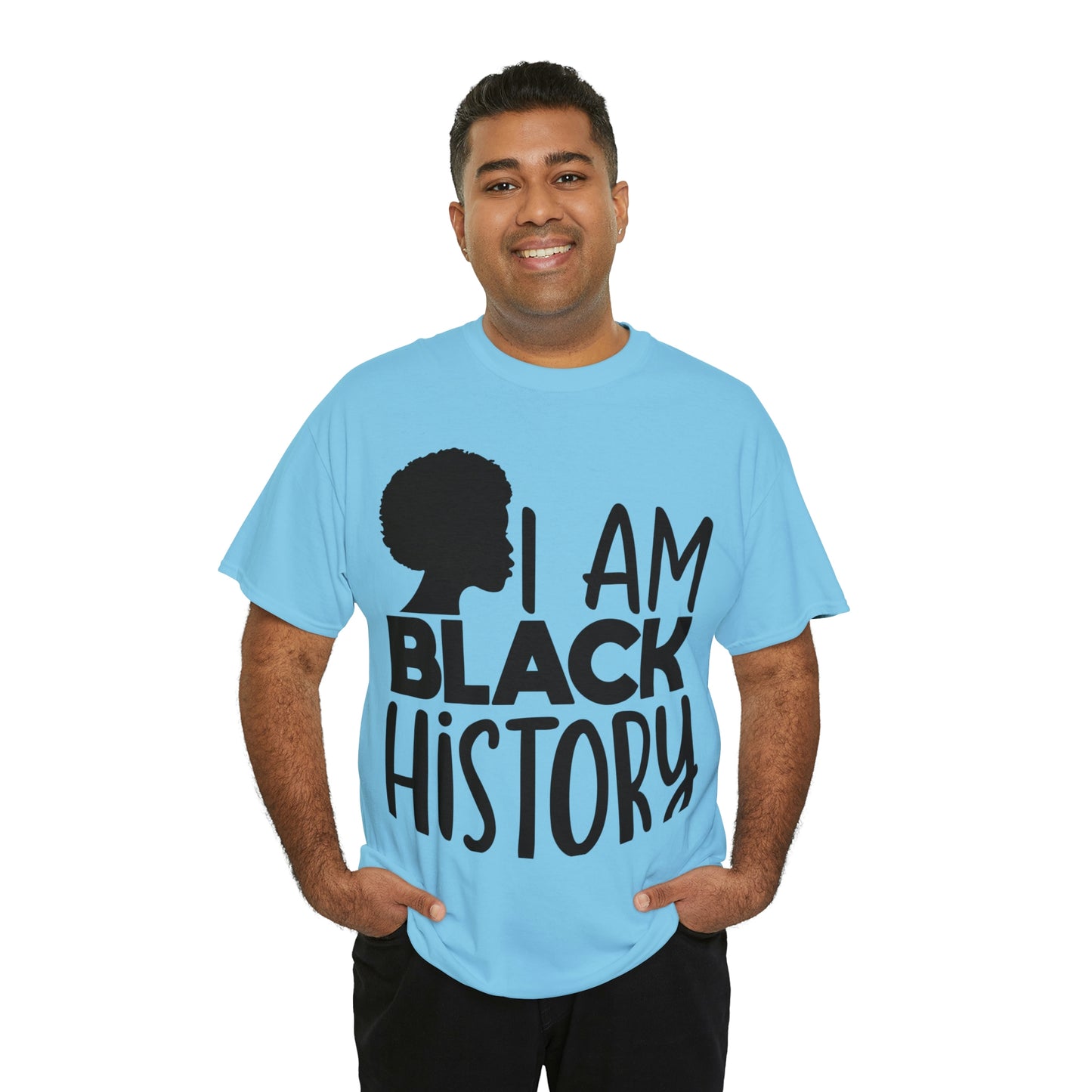 I Am Black History Unisex Heavy Cotton Tee