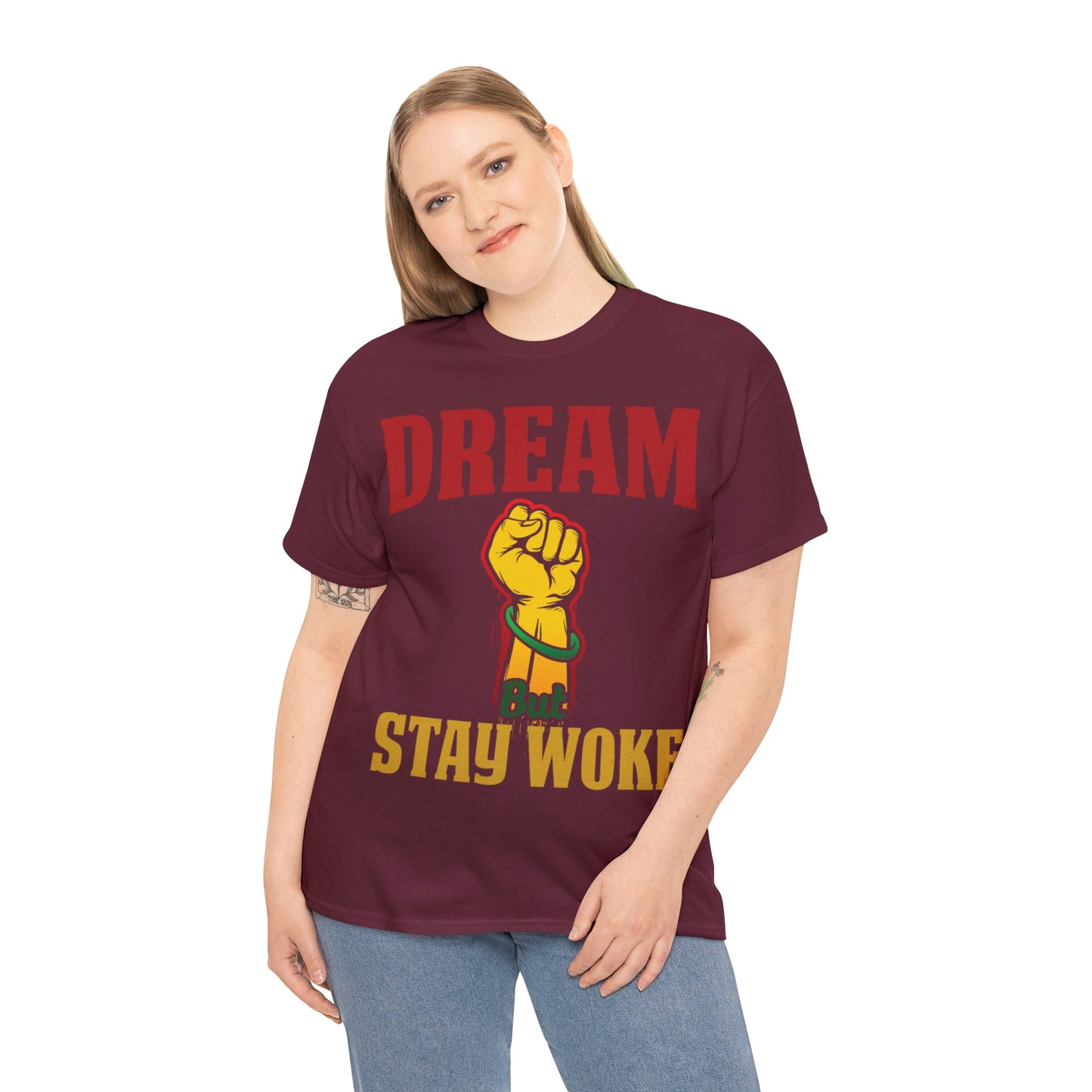Dream/Woke Unisex Heavy Cotton Tee