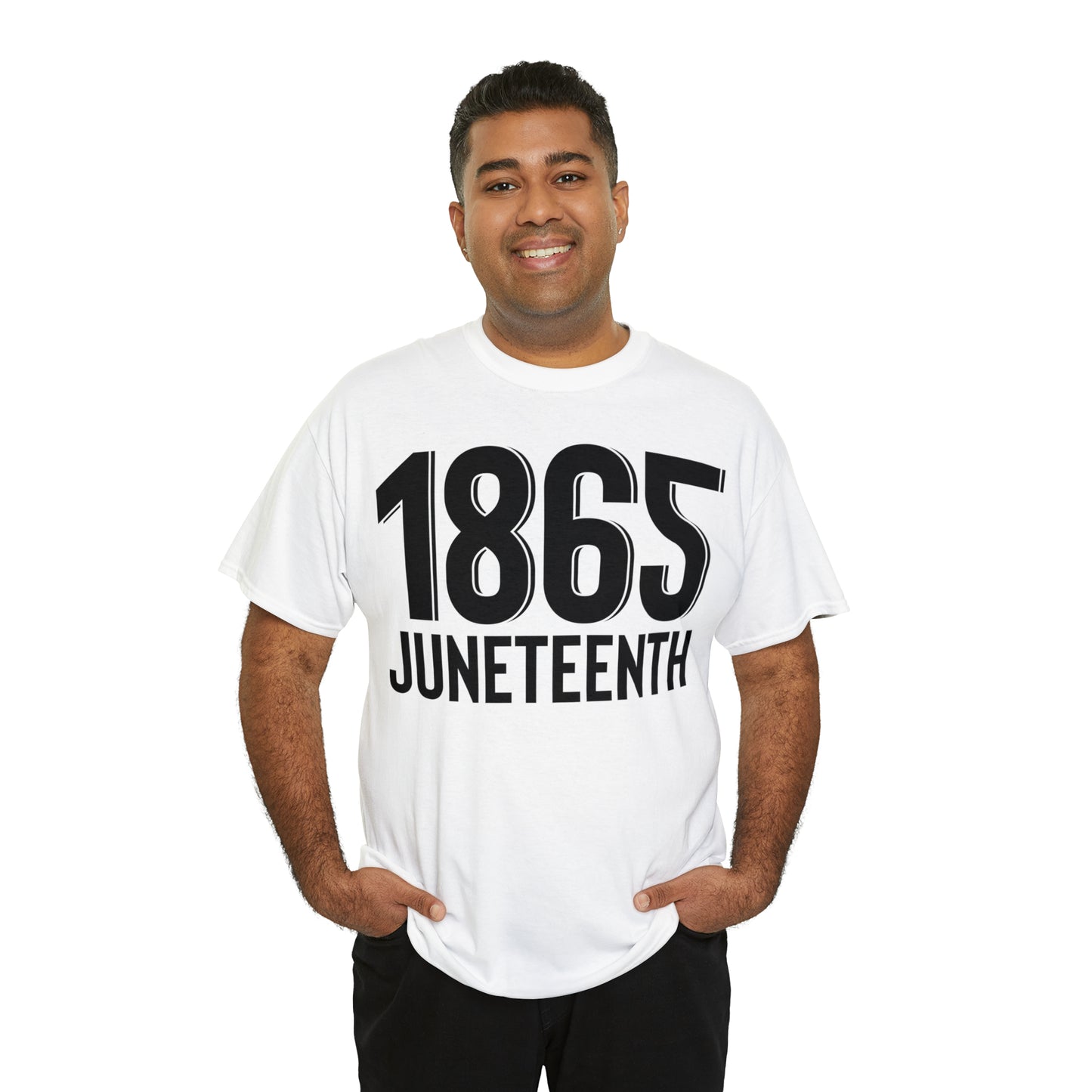 1865 (Vinyl Cut-1 Color) Unisex Heavy Cotton Tee
