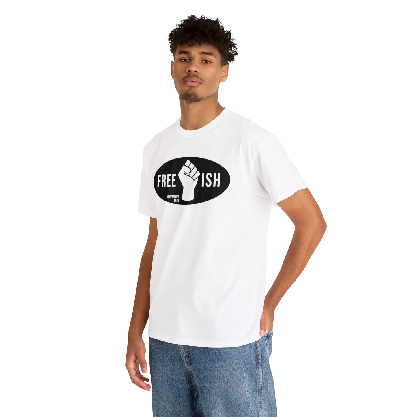 Free-Ish-DTF Print Unisex Heavy Cotton Tee