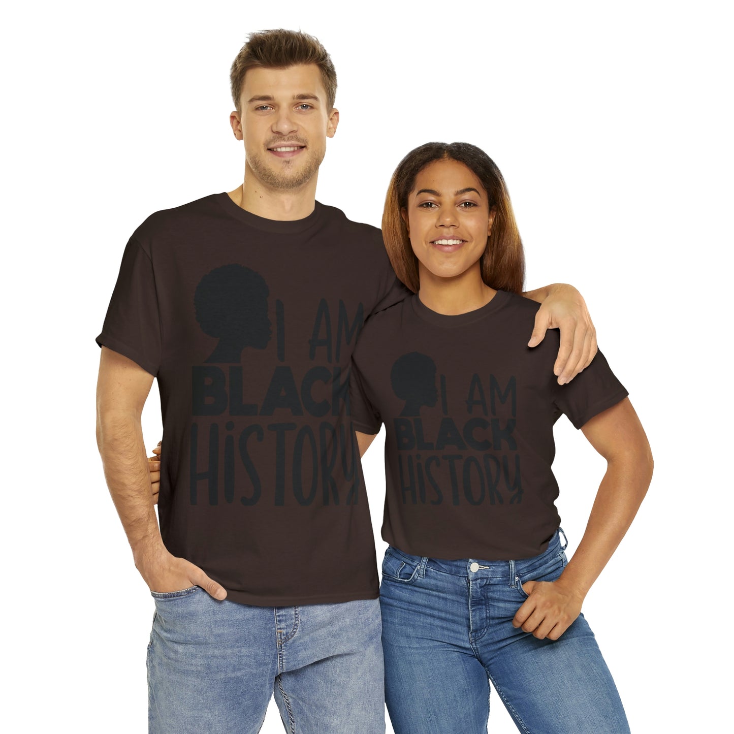I Am Black History Unisex Heavy Cotton Tee