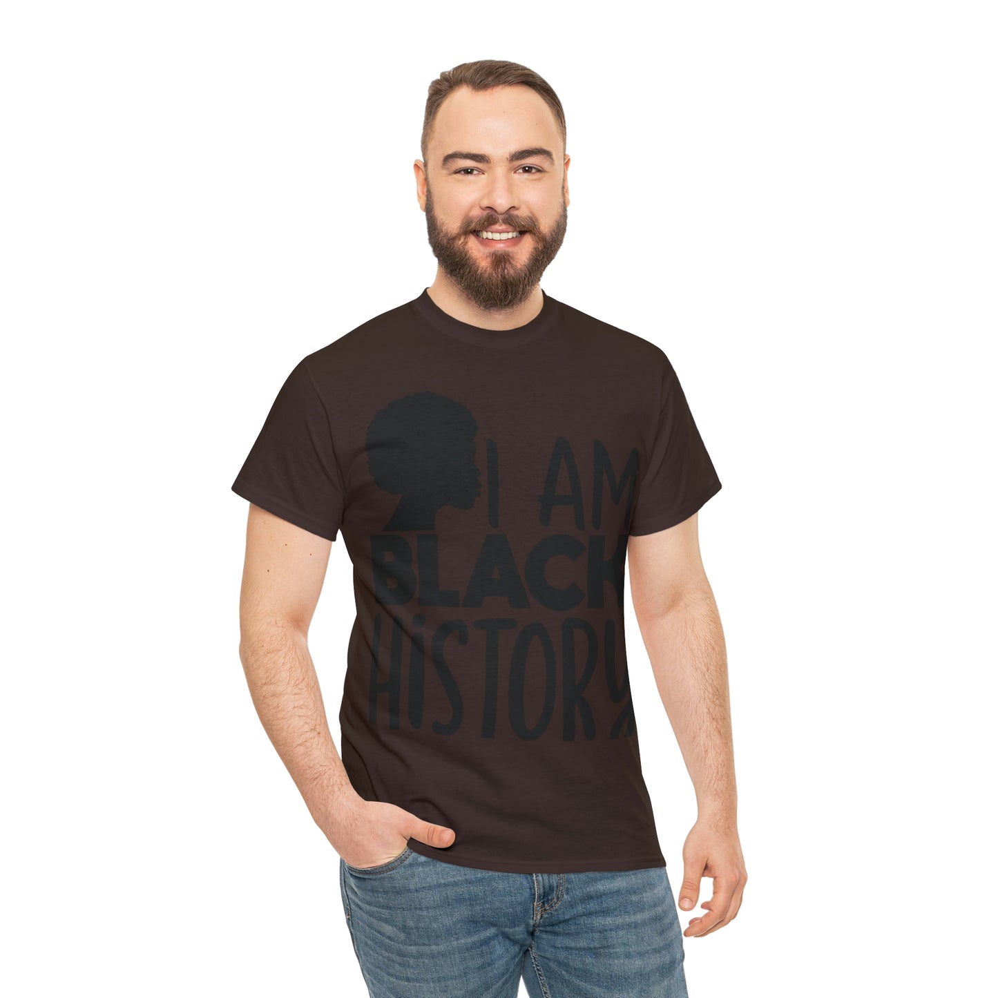 I Am Black History Unisex Heavy Cotton Tee
