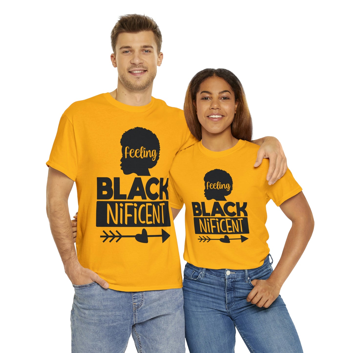 Feeling Blacknificent Unisex Heavy Cotton Tee