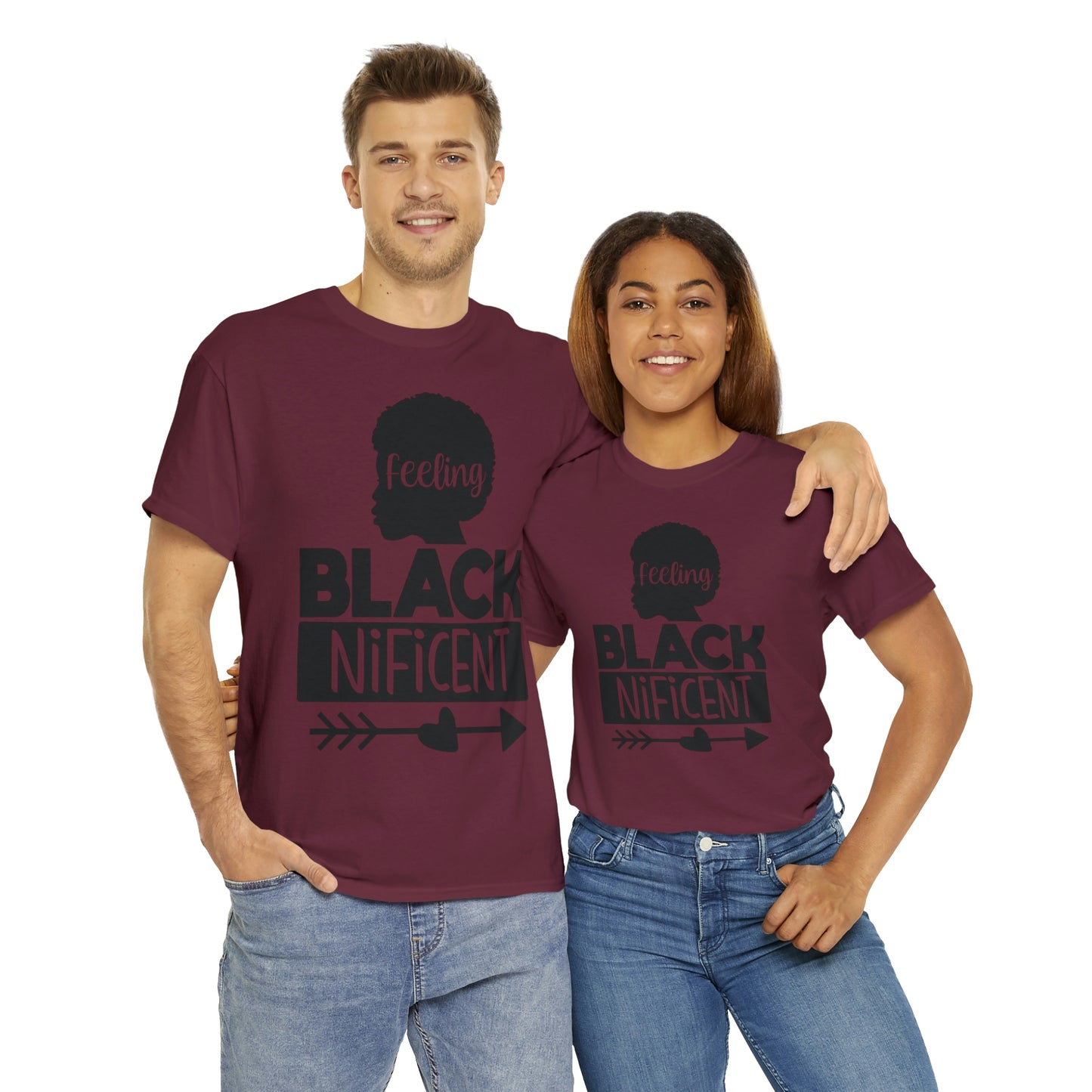 Feeling Blacknificent Unisex Heavy Cotton Tee
