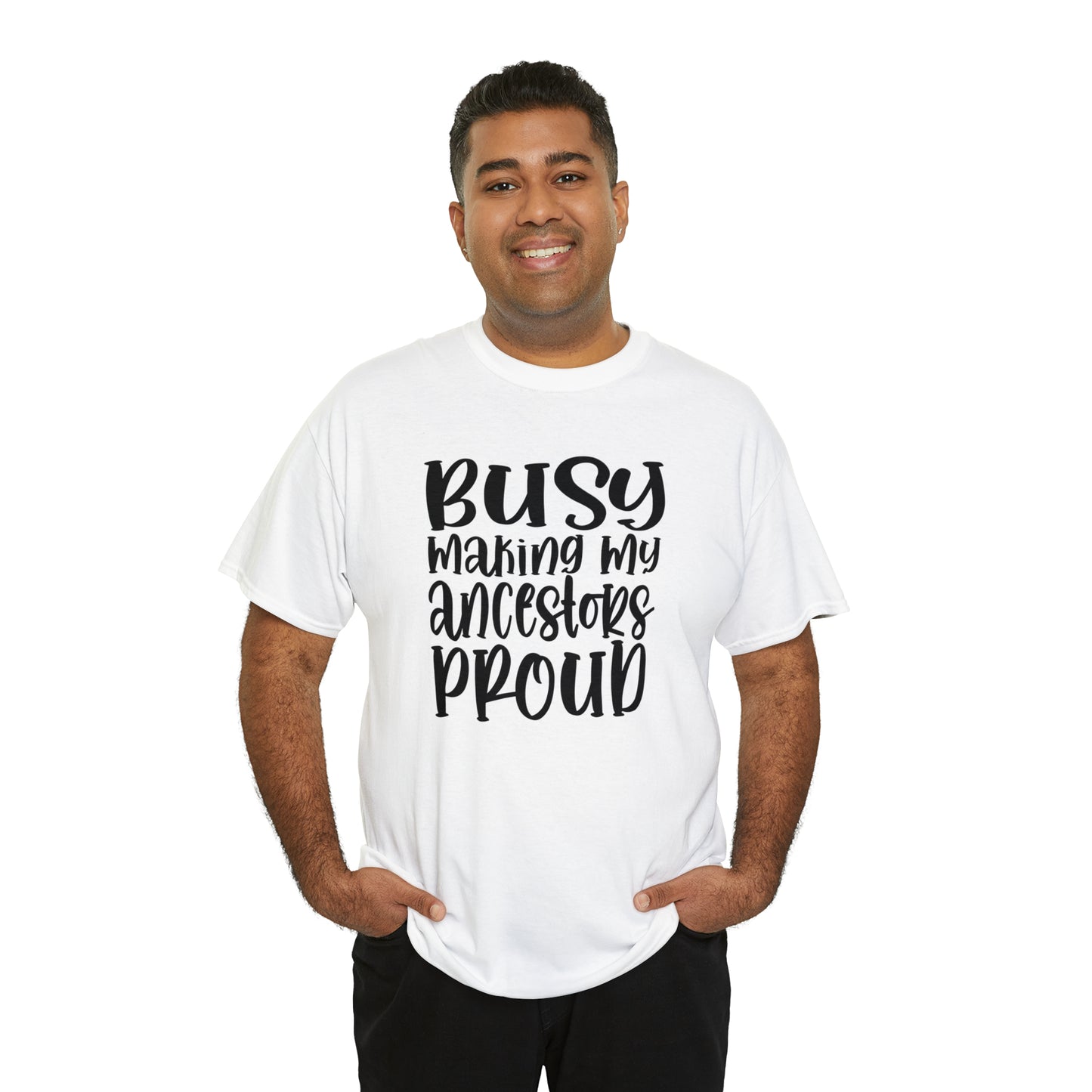 Proud (Vinyl Cut-1 color) Unisex Heavy Cotton Tee