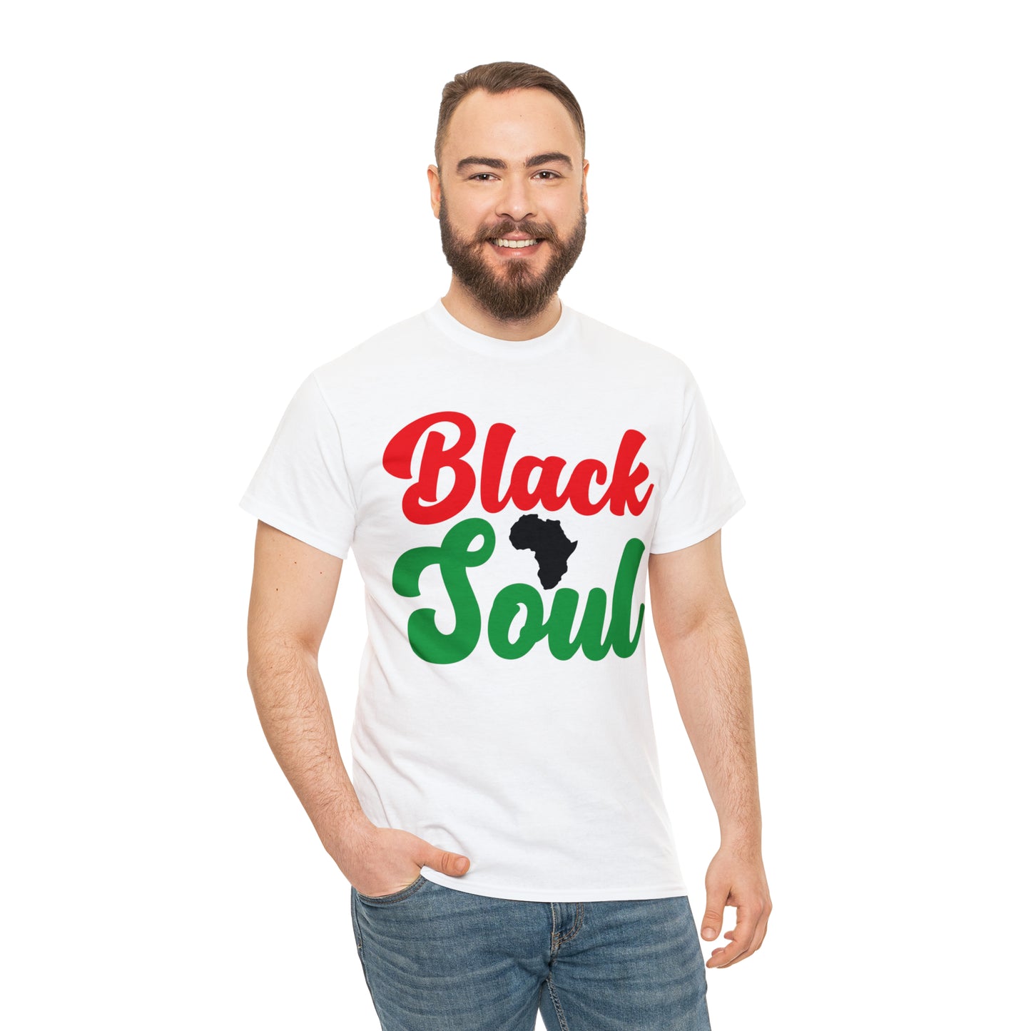 Soul (Vinyl Print-3 Color) Unisex Heavy Cotton Tee