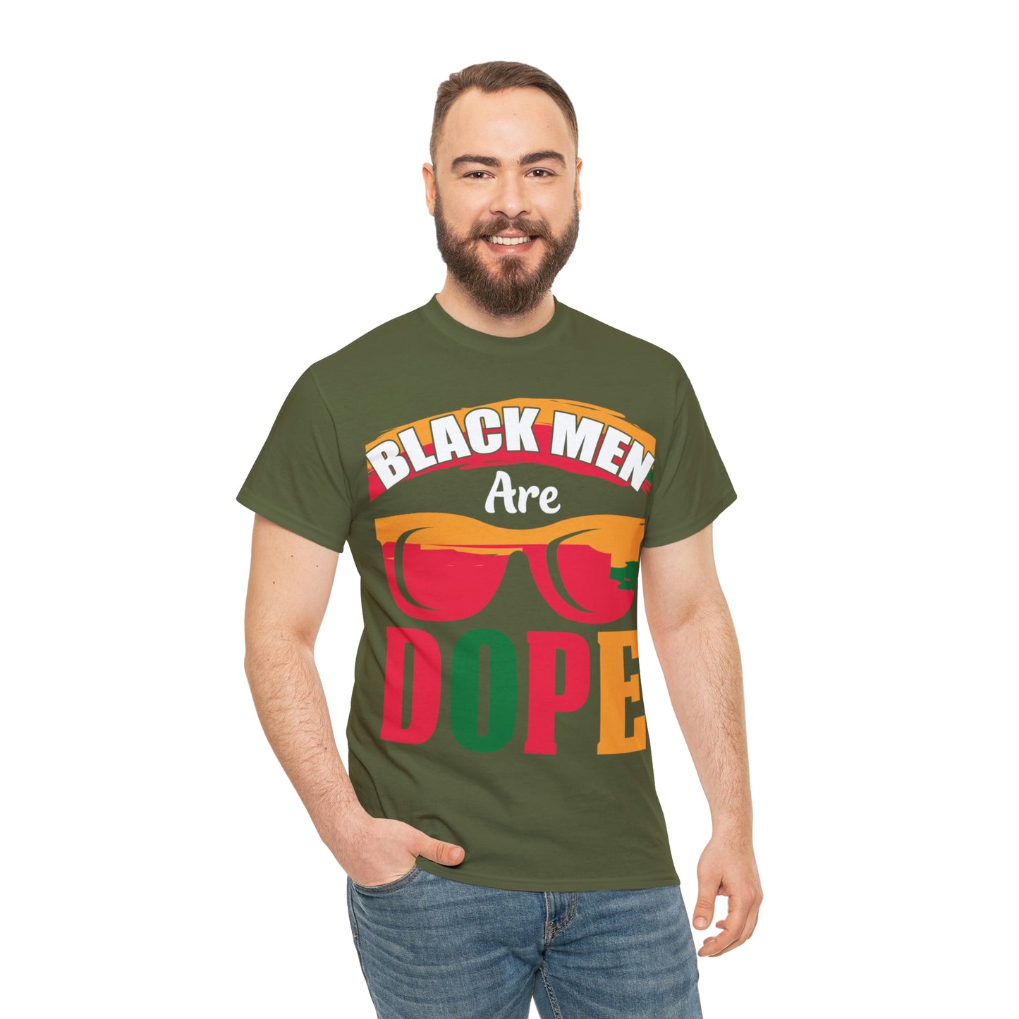 Black Man Dope Unisex Heavy Cotton Tee