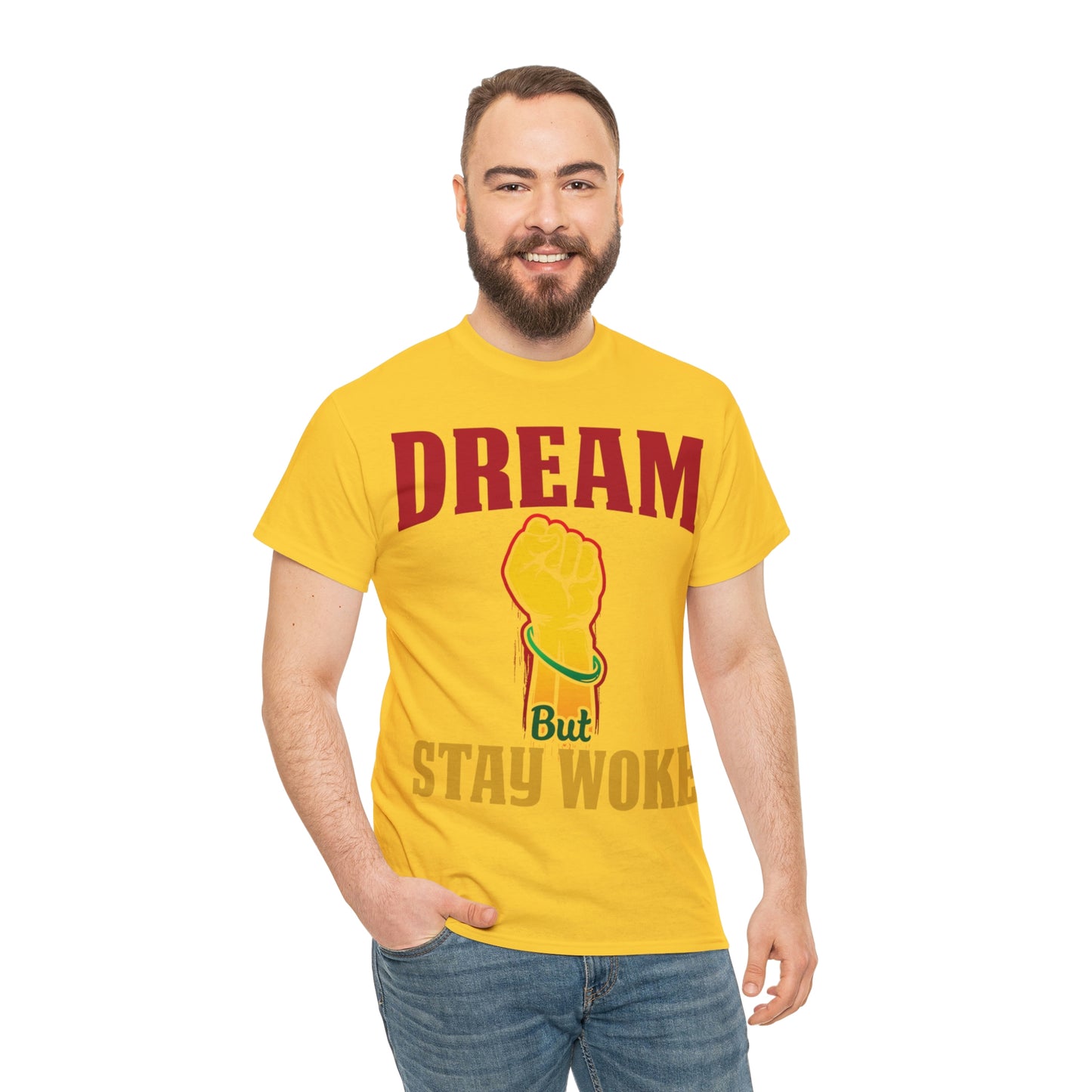 Dream/Woke Unisex Heavy Cotton Tee