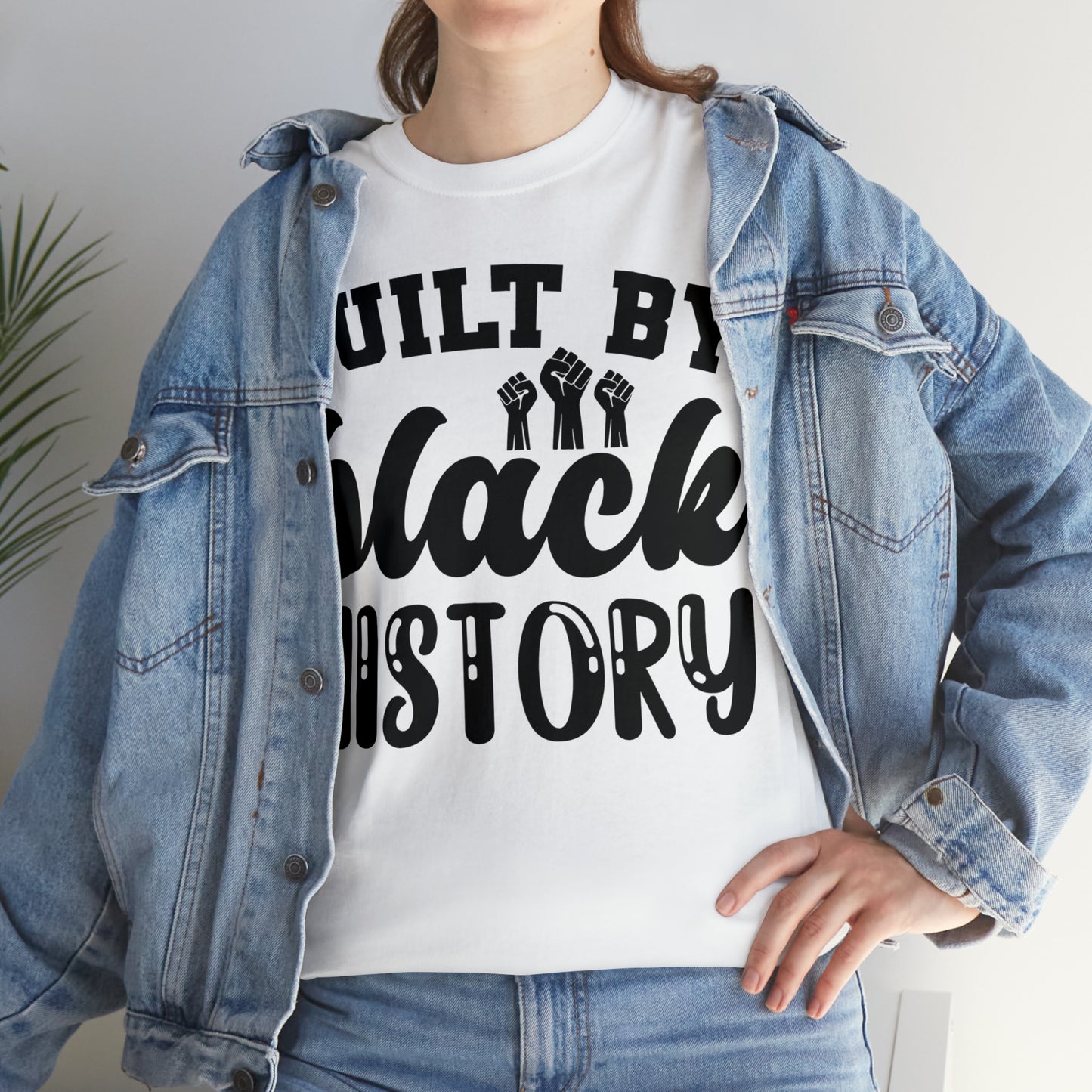 Built (Vinyl Cut-1 Color) Unisex Heavy Cotton Tee