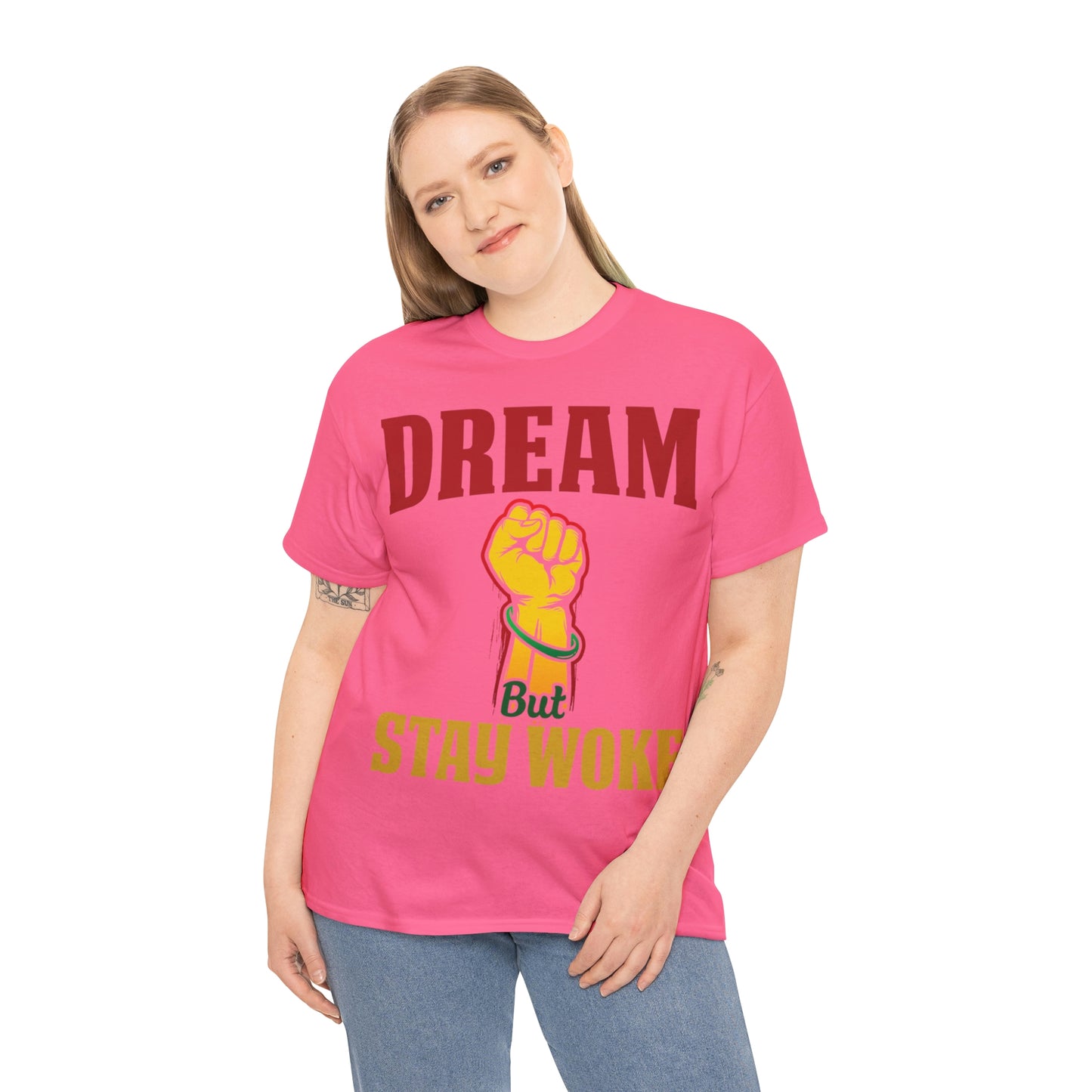 Dream/Woke Unisex Heavy Cotton Tee